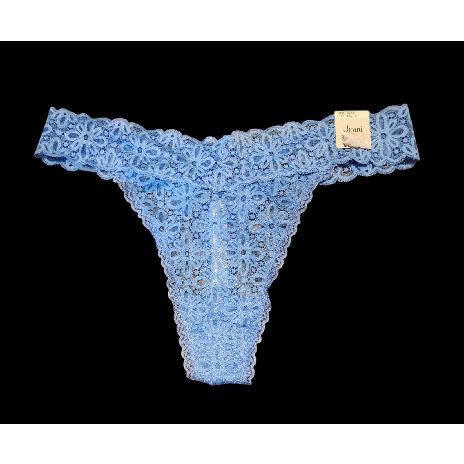 Other 2 pair of Jennifer Moore blue lace one size fits 1X to 3X Size ONE SIZE - 2 Thumbnail