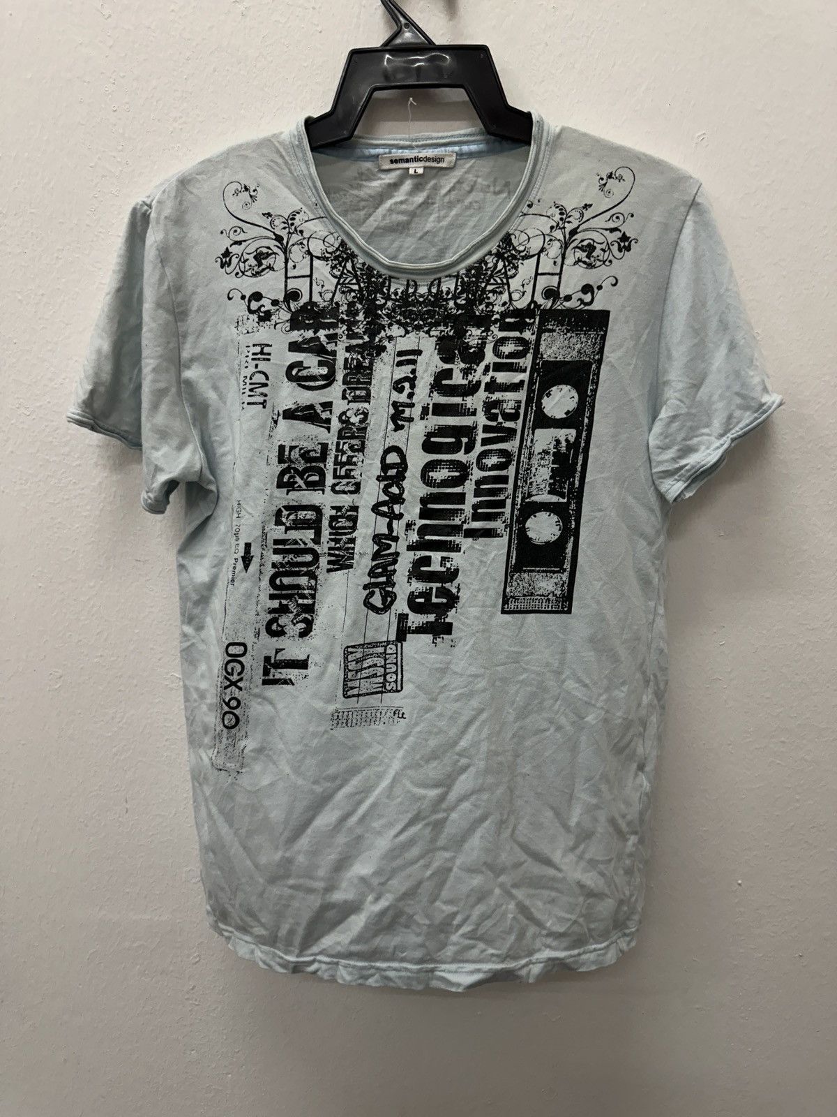 semanticdesign Semanticdesign Japan “Technologist Inovation” Poem T-Shirt Size US M / EU 48-50 / 2 - 11 Thumbnail