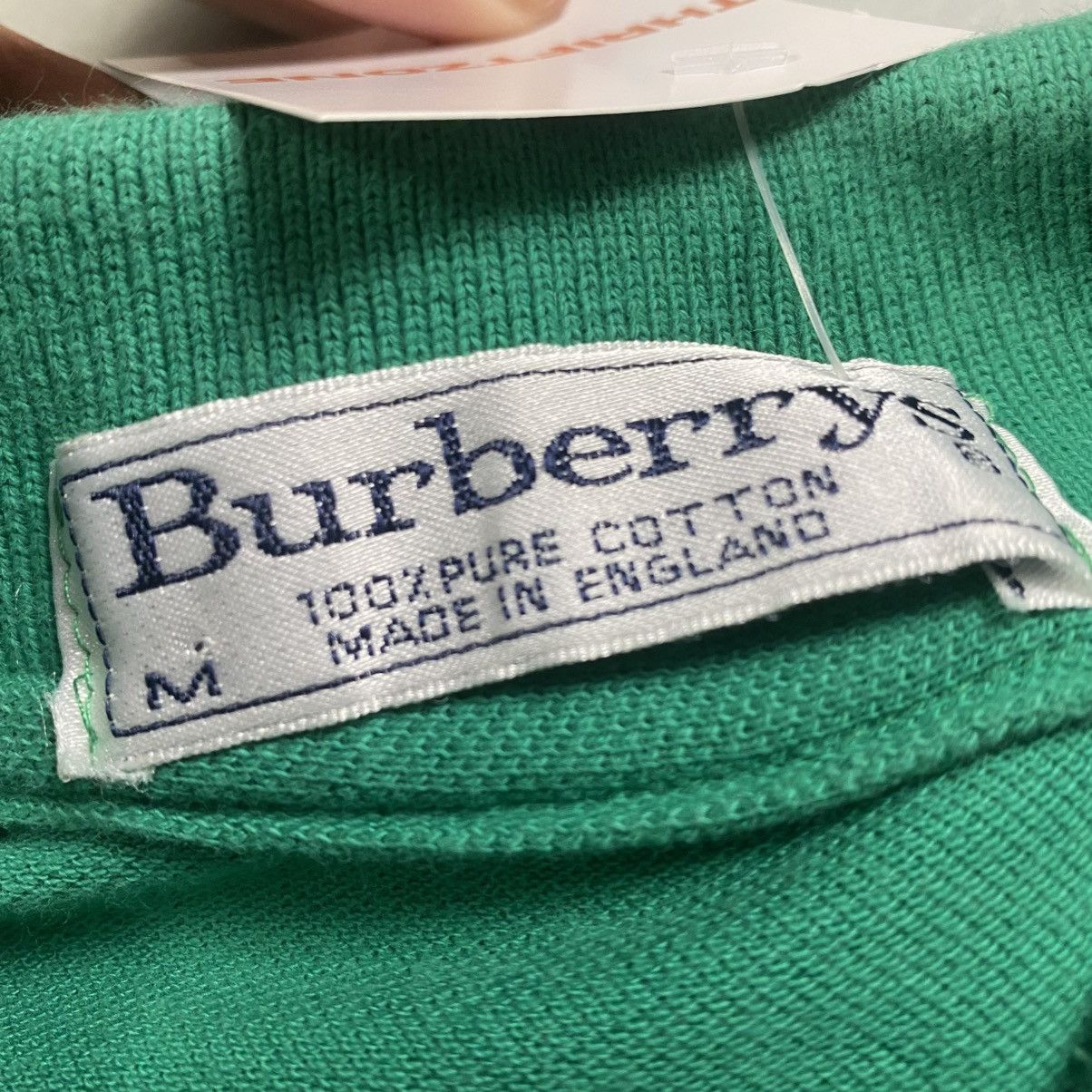 Burberry Archive Vintage 90s Burberrys Made In England Polos Tee Size US M / EU 48-50 / 2 - 5 Thumbnail