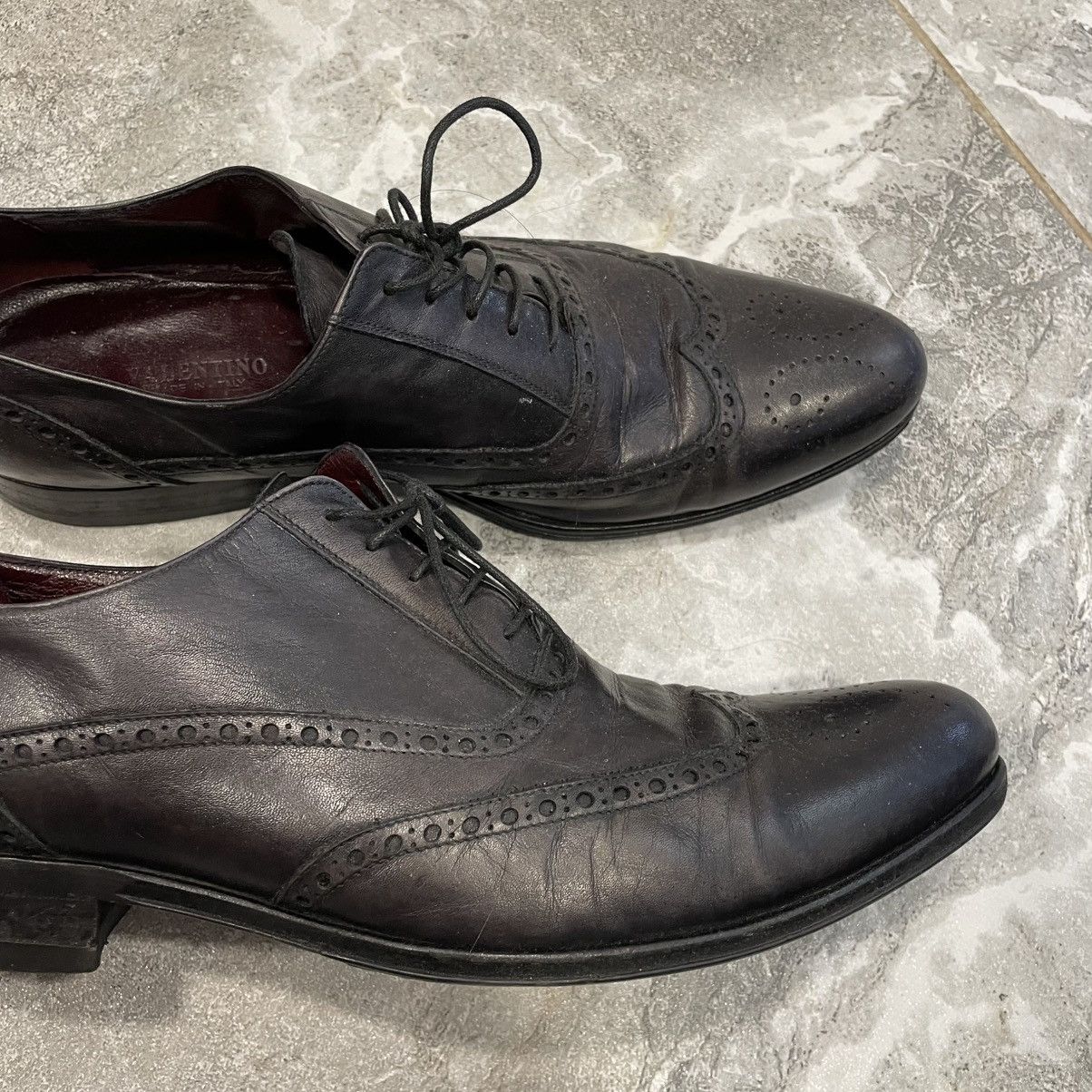 Valentino Valentino classic leather oxford shoes formal western loafer Size US 10 / EU 43 - 4 Thumbnail