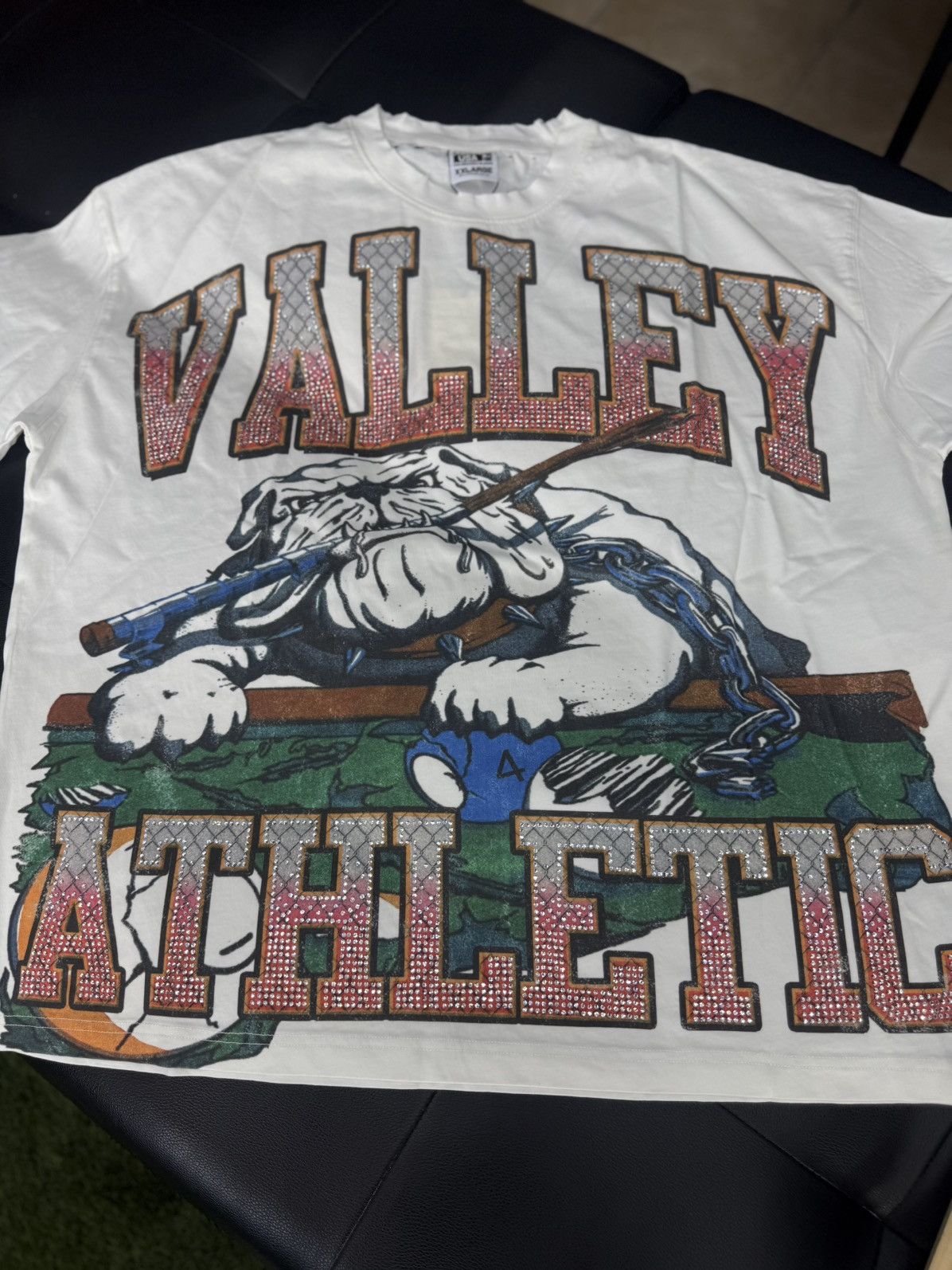 Vale Valley Stone BullDog Tee Shirt Shiny Size XXL (NEW) Size US XXL / EU 58 / 5 - 2 Thumbnail