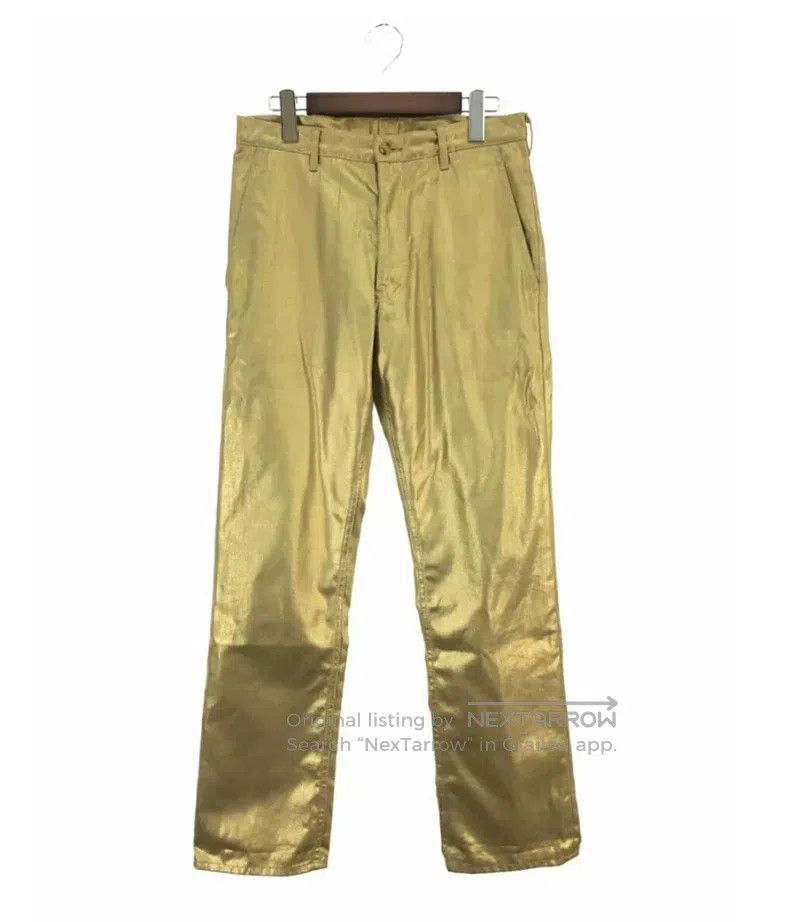 Comme des Garcons Comme Des Garcons size XS Golden coated trousers Size US 27 - 1 Thumbnail