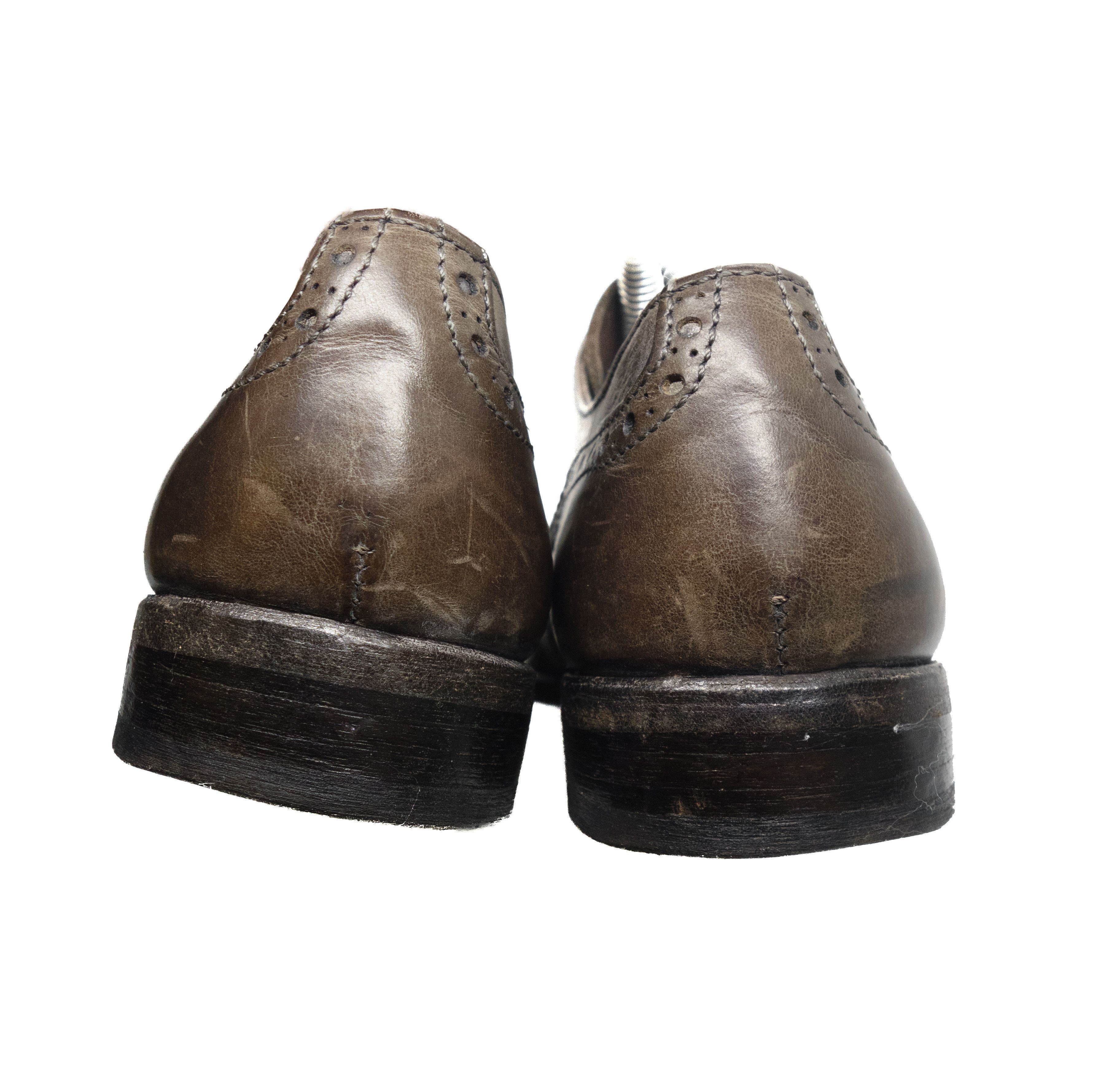 MoMA Leather Wingtip Brogue Derby Shoes Size US 7 / EU 40 - 5 Thumbnail
