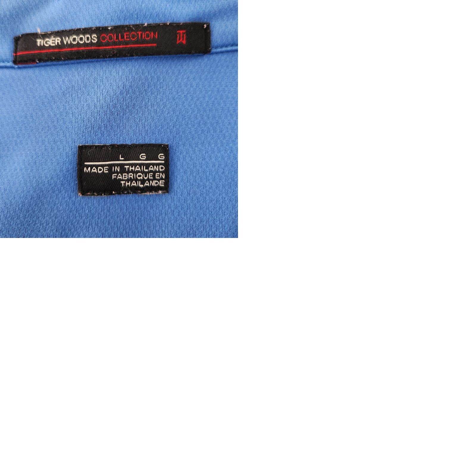 Nike VINTAGE Nike Tiger Woods 1/4 Zip Pullover Mens Large Blue Collared Performance Size US L / EU 52-54 / 3 - 9 Thumbnail