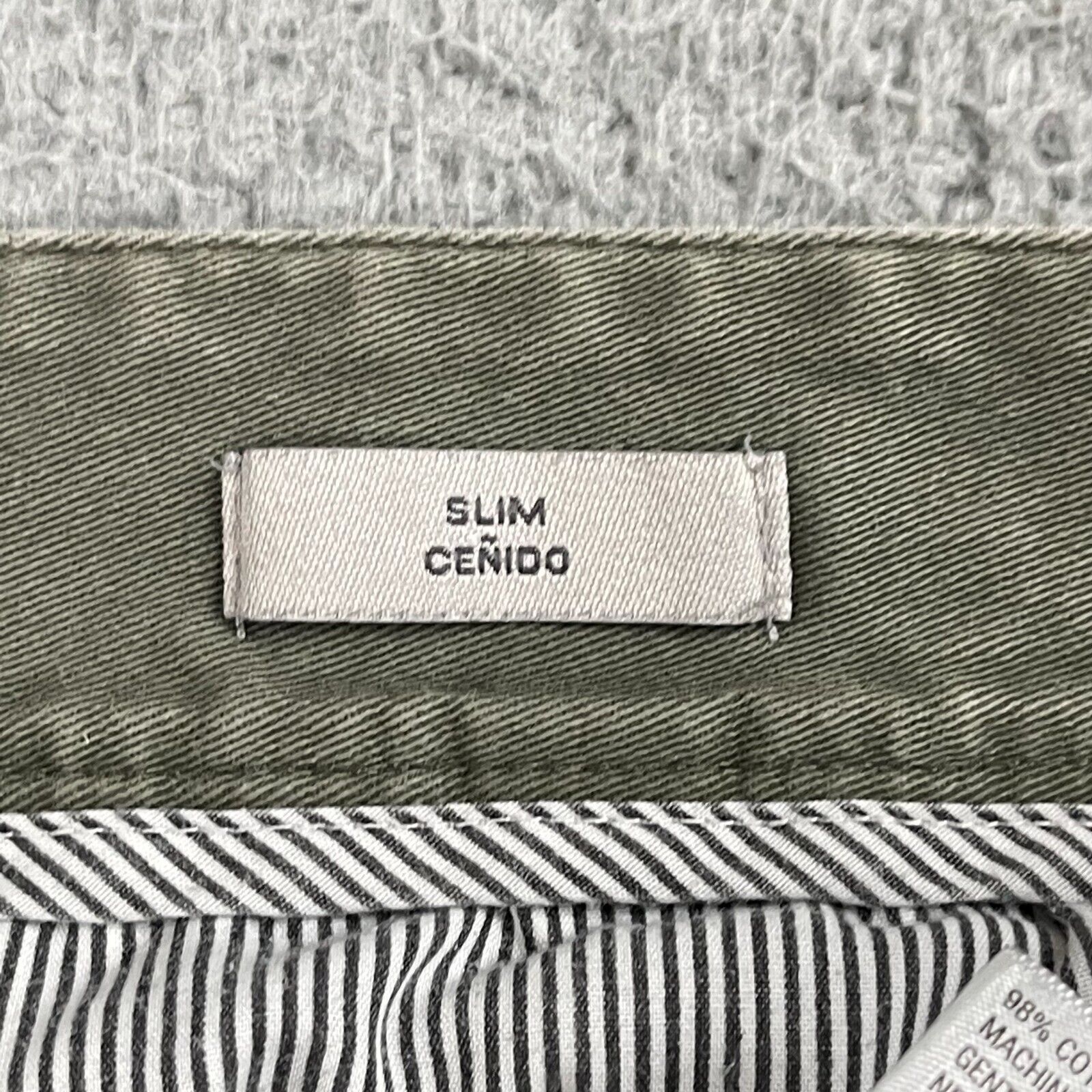 Other Goodfellow Mens Chino Pants 30x32 Green Flat Front Casual Size US 30 / EU 46 - 6 Thumbnail