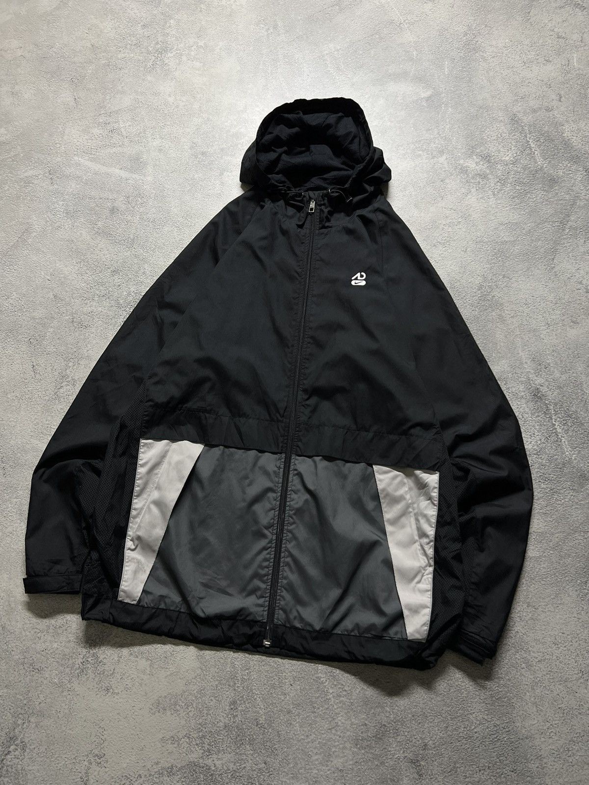 Vintage Vintage Y2k Nike AD 🖤 Nylon Mini Logo Jacket 00’s Size US XL / EU 56 / 4 - 2 Thumbnail