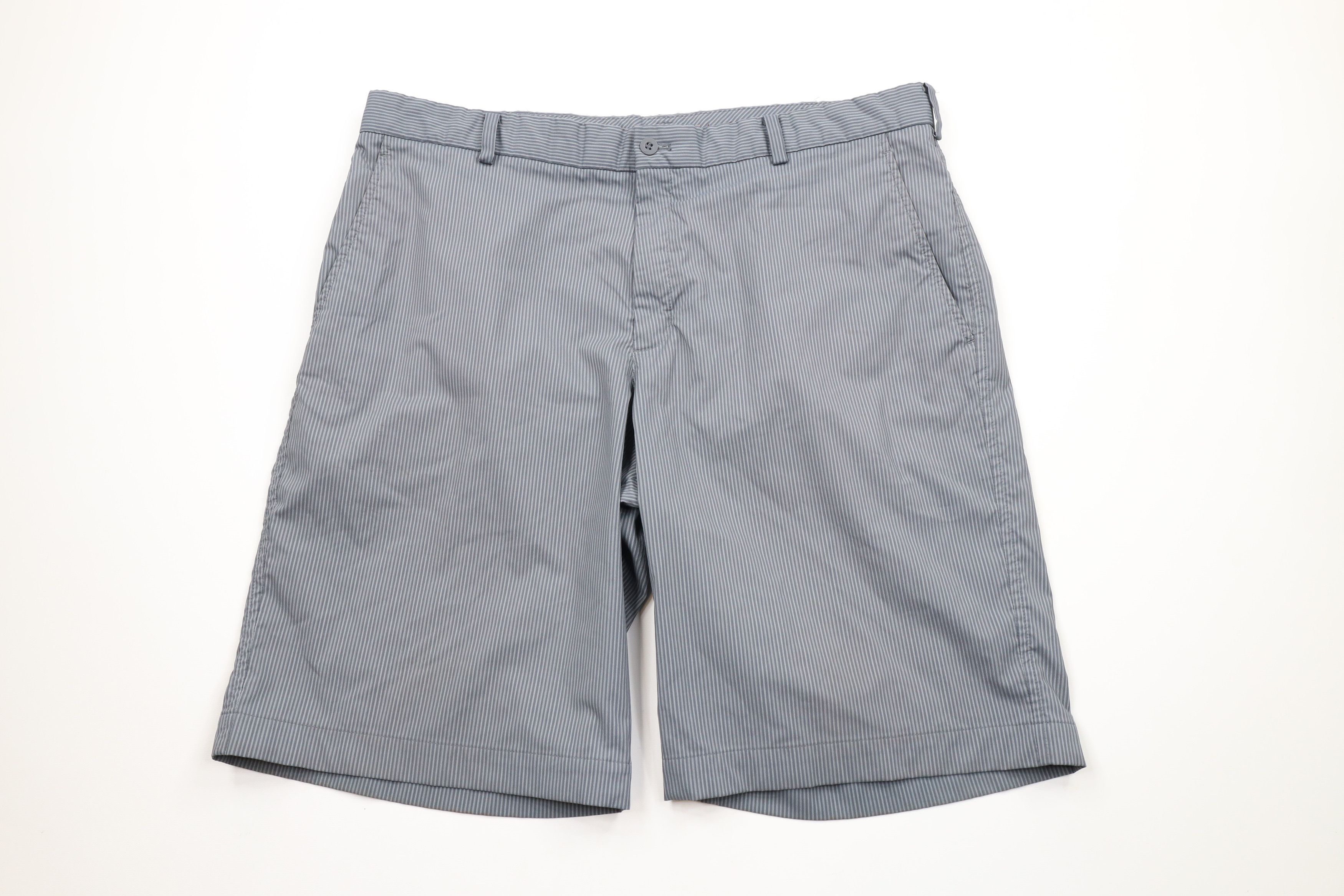 Nike × Vintage Nike Golf Flat Front Tech Golfing Chino Shorts Gray Size US 38 / EU 54 - 1 Thumbnail