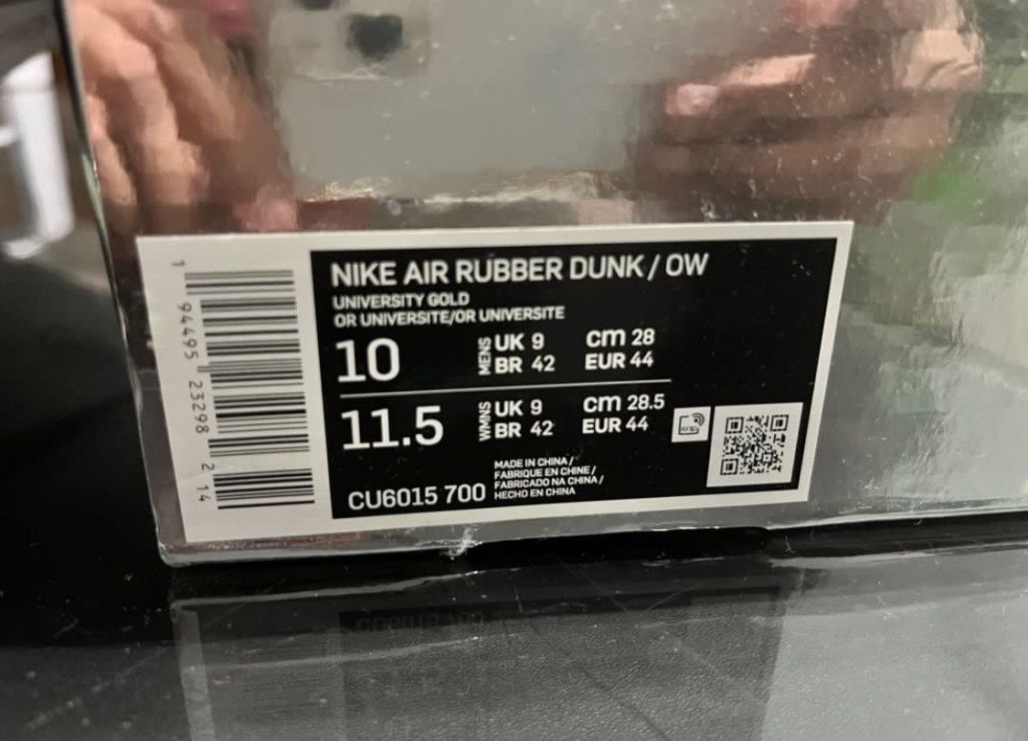Off-White Nike Rubber Dunk X Off White Size US 10 / EU 43 - 5 Thumbnail