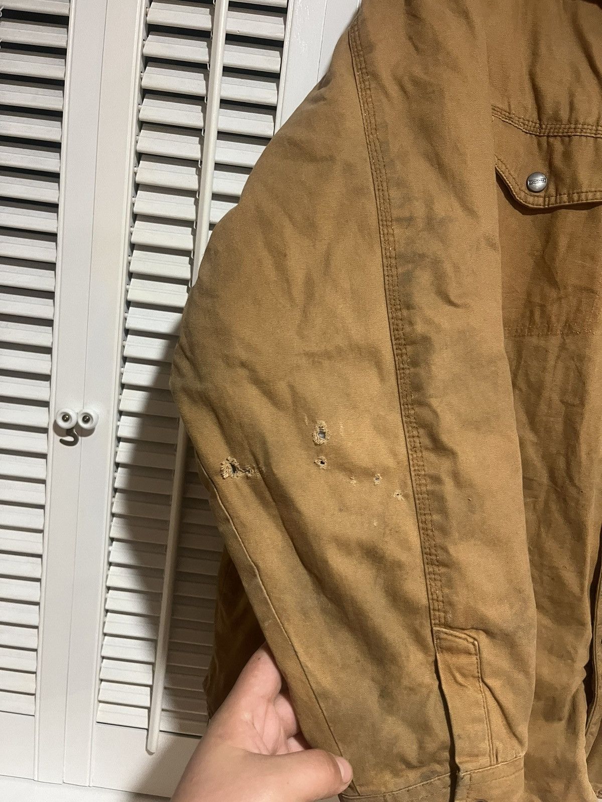 Carhartt Carhartt Type Brown Detroit Work Wear Jacket XL Size US XL / EU 56 / 4 - 3 Thumbnail