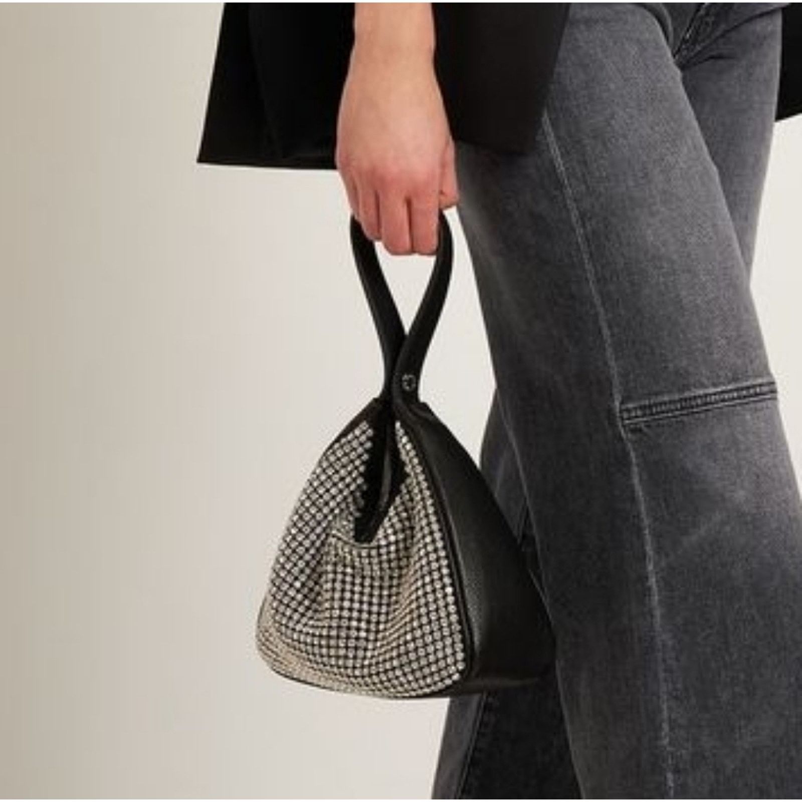 Simon Miller SIMON MILLER Snap Crystal Leather Shoulder Bag, Crystal Size ONE SIZE - 2 Thumbnail