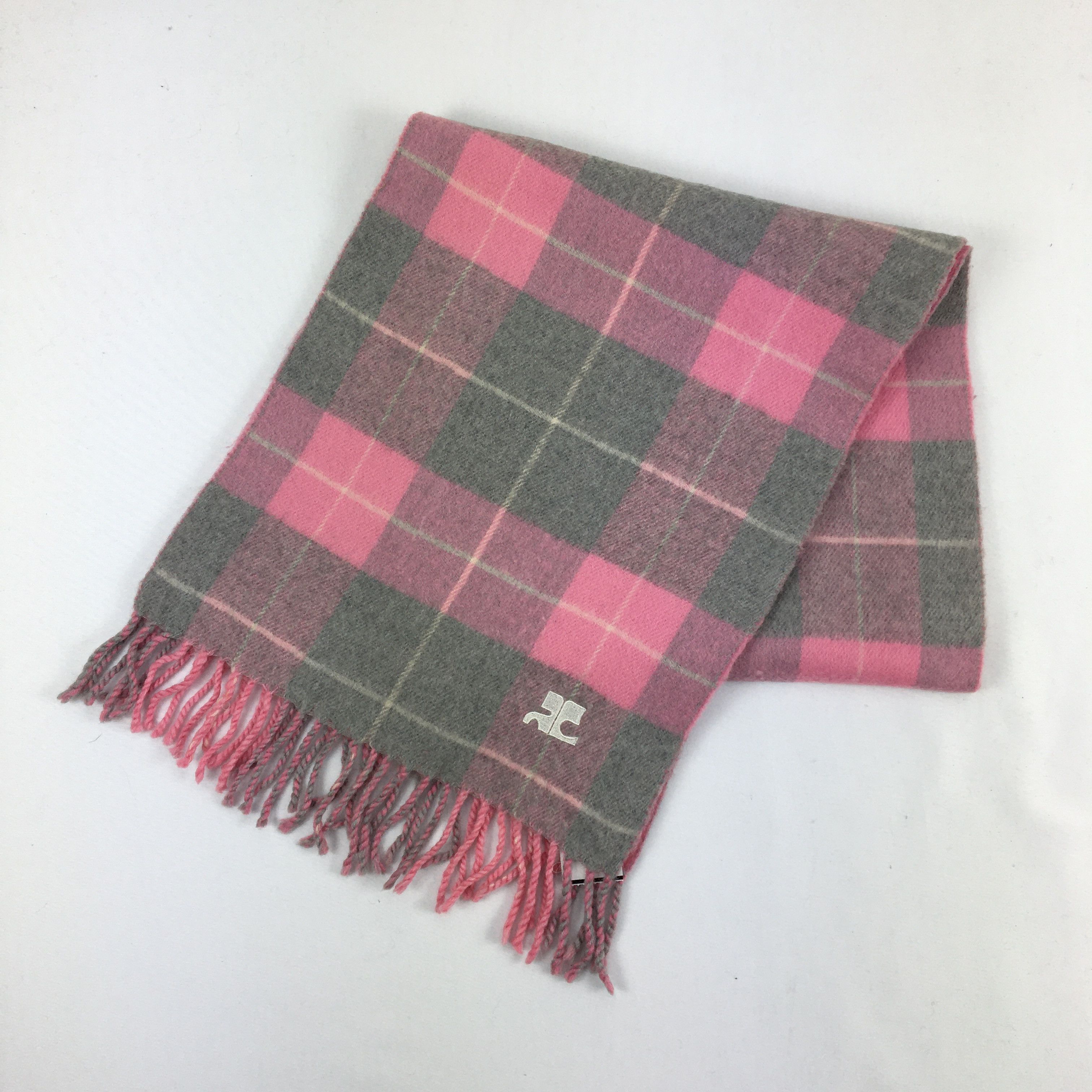 Courreges Vintage Wool Scarf Winter Scarves 56789 Size ONE SIZE - 3 Thumbnail