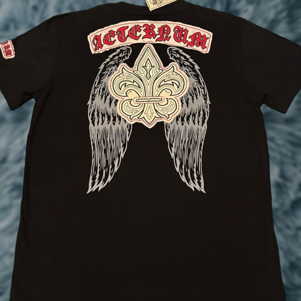 Vintage VINTAGE Raw Blue Cross Wings Big Logo Grunge Punk VTG Shirt Mens 2XL NWT Short Sleeve T-Shirt Regular Size US XXL / EU 58 / 5 - 1 Thumbnail