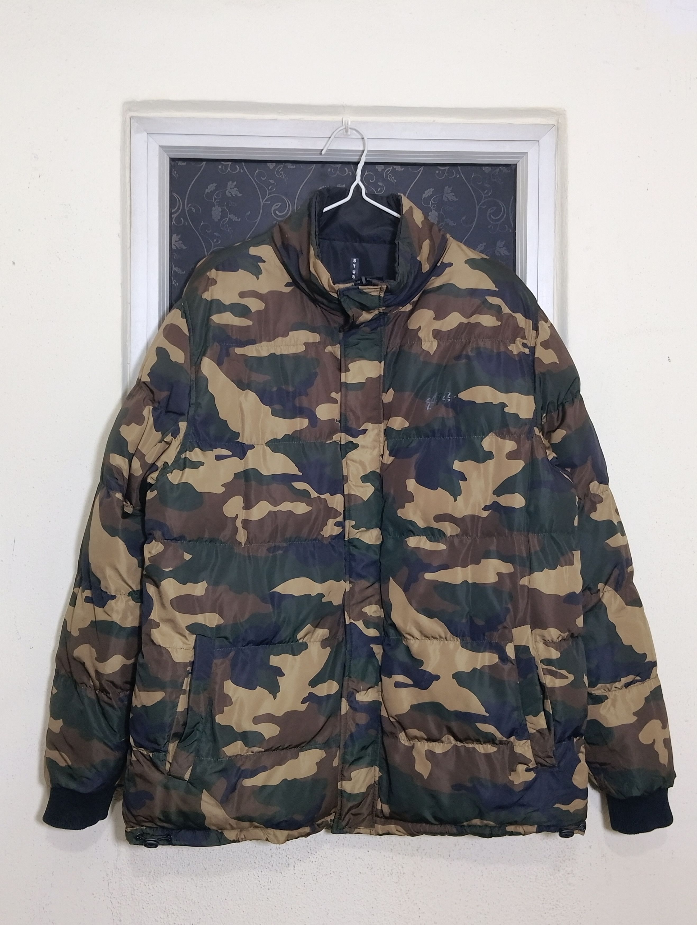 Stussy Stussy Lucien Smith MA-1 Bomber Jacket Medium Tiger