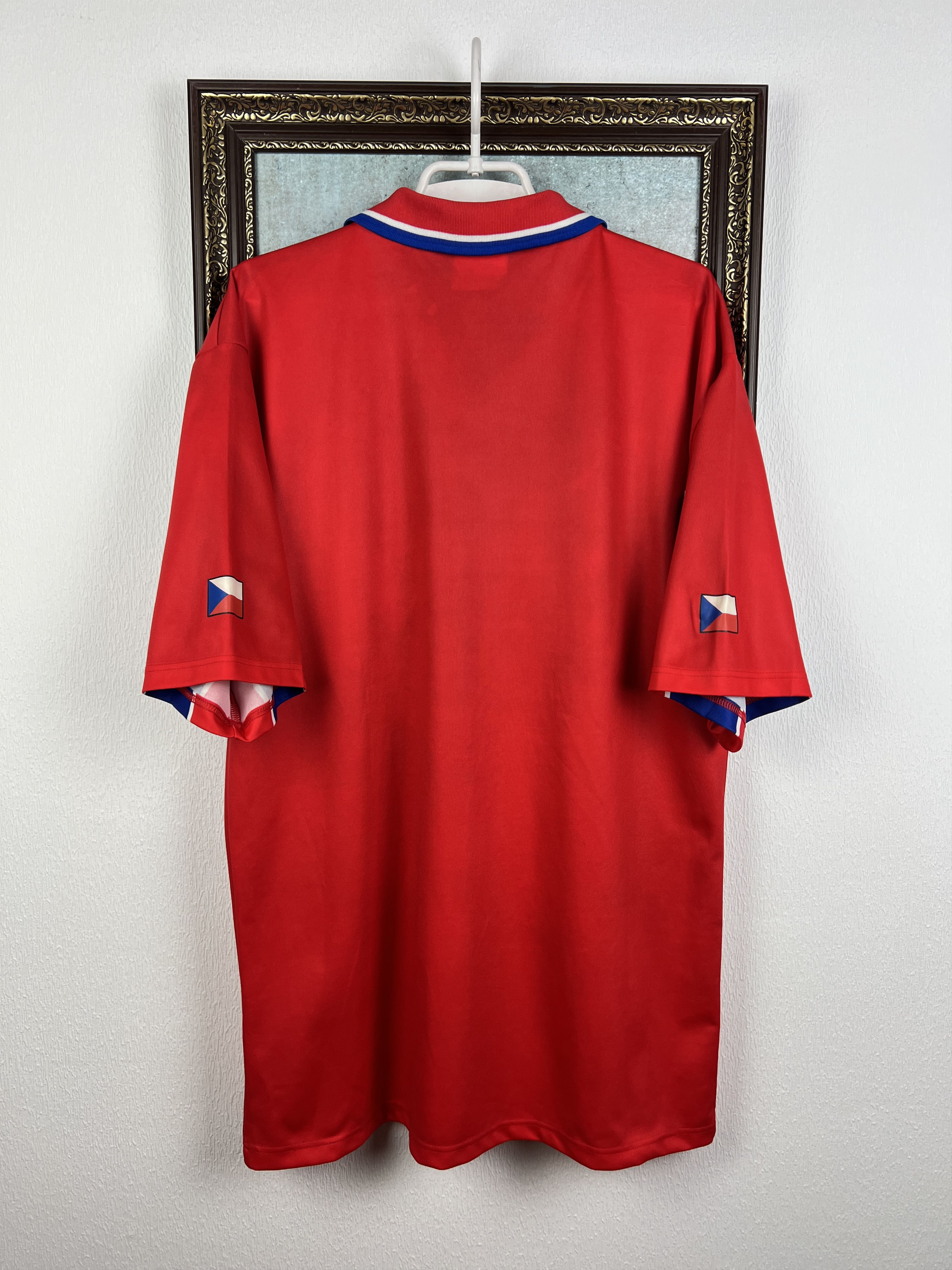 Puma Czech Republic Home Football Shirt 1998 Soccer Jersey Trikot Size US XL / EU 56 / 4 - 9 Thumbnail