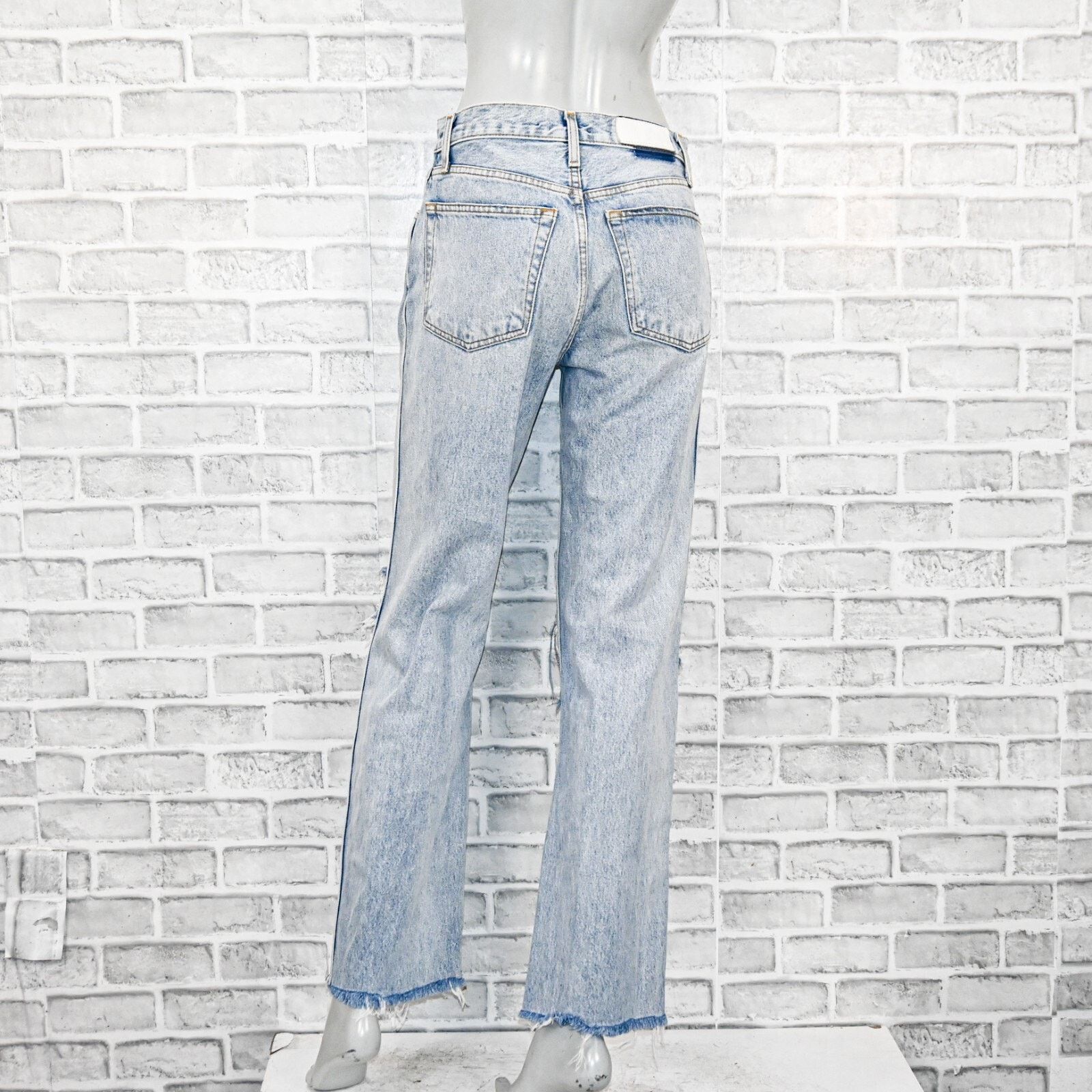 RE/DONE Re/Done 90s High Rise Loose leg Denim Jeans Playa Destroy Size 26" / US 2 / IT 38 - 5 Thumbnail