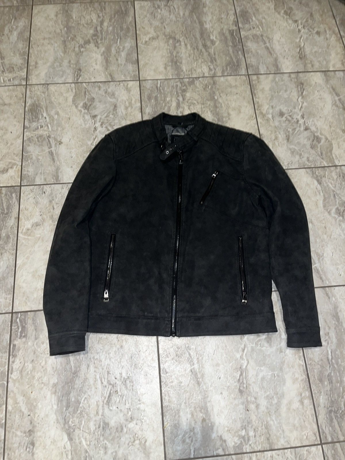 Guess Guess Grey Biker Jacket Size US XL / EU 56 / 4 - 1 Thumbnail