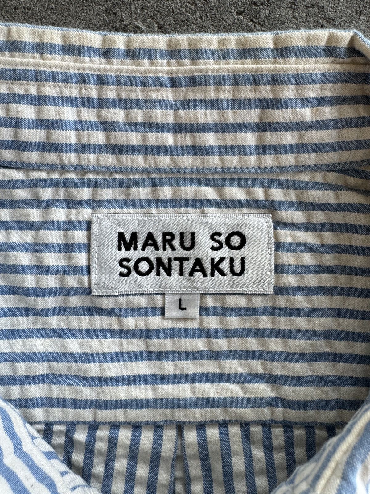 Japanese Brand Vintage 90’s Shirt Button Ups Maru So Sontaku Iseey Miyake Size US L / EU 52-54 / 3 - 3 Thumbnail