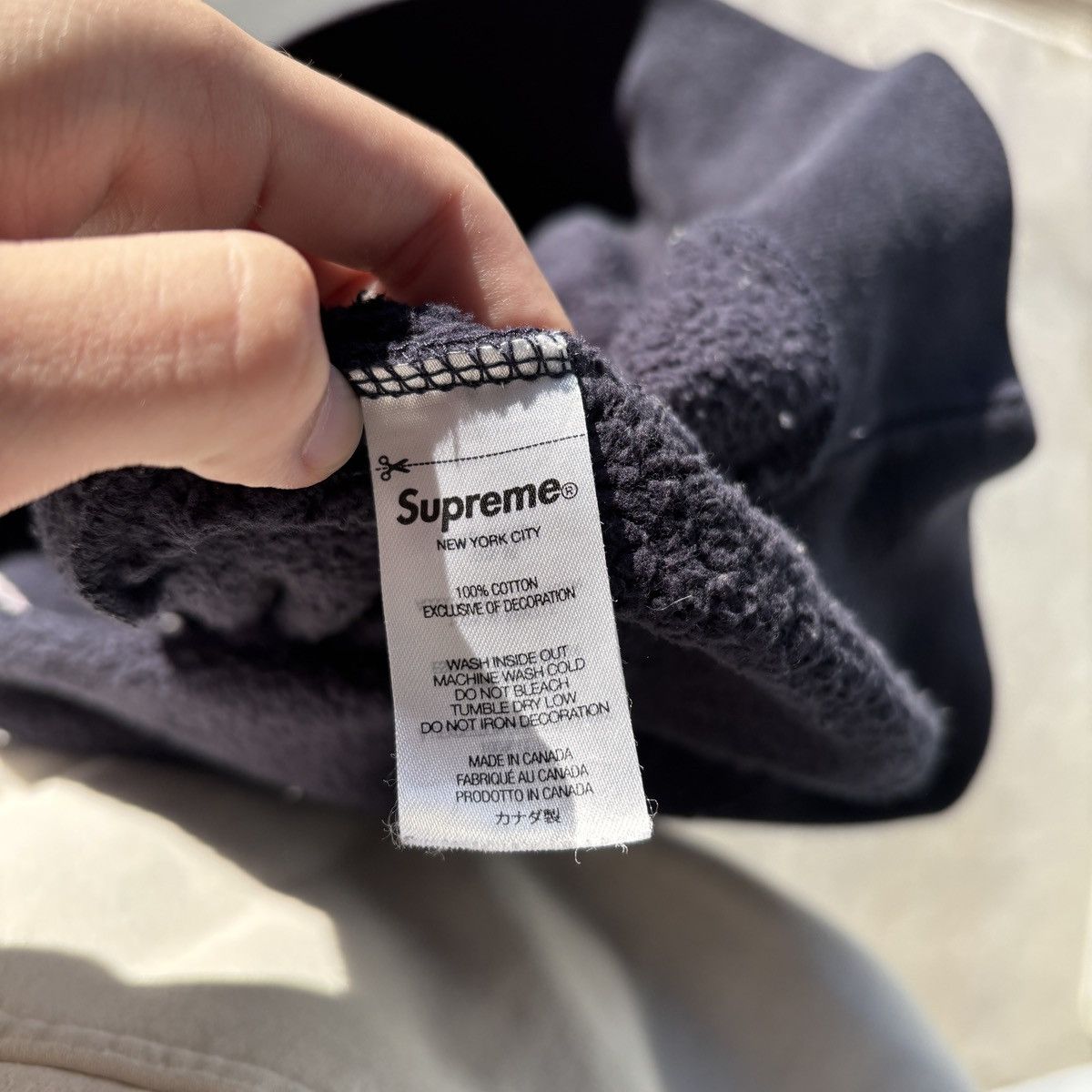Supreme Supreme script tail hoodie Size US L / EU 52-54 / 3 - 4 Thumbnail