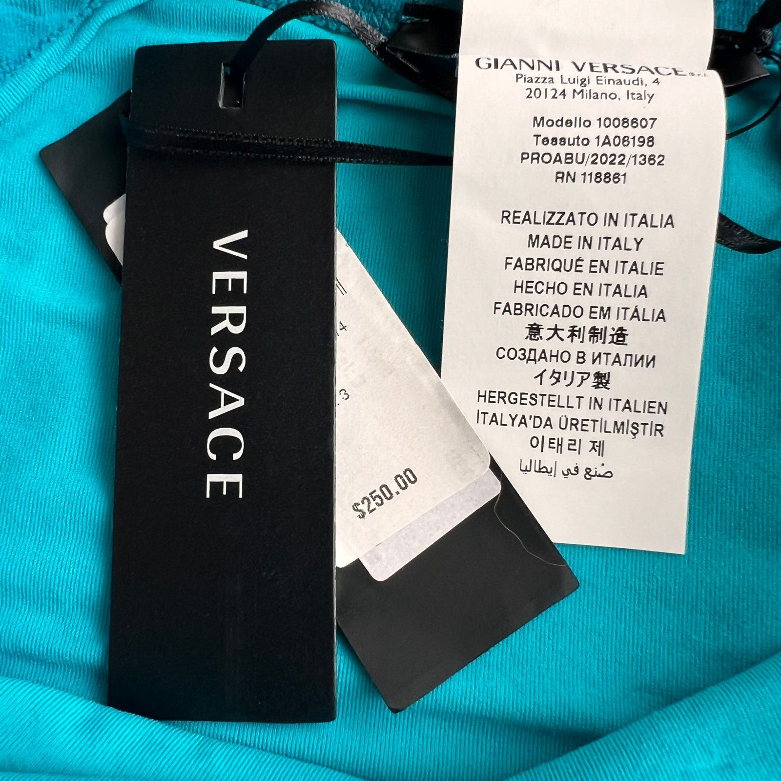 Calvin Klein VERSACE Greca Sponge Knit Bikini Top and Bottom Set, XS Size ONE SIZE - 18 Thumbnail