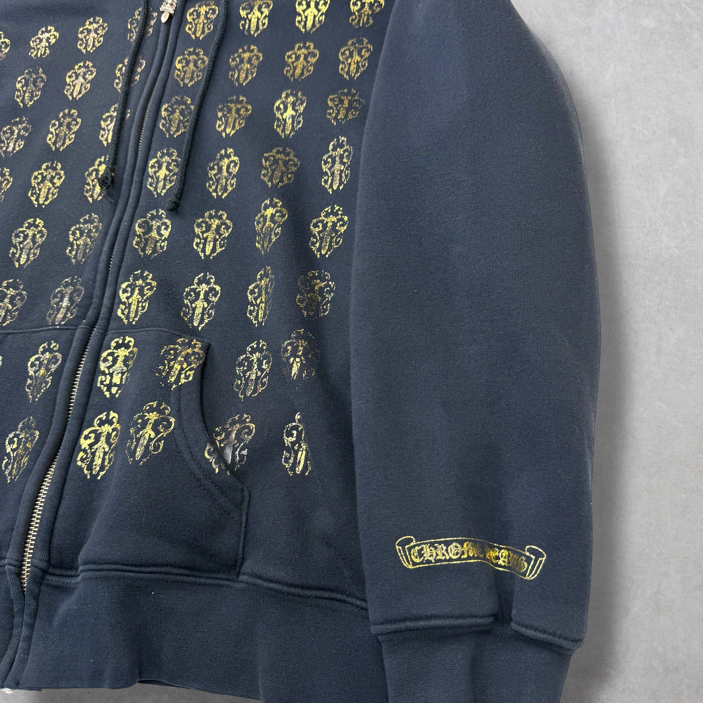 Chrome Hearts Vintage Chrome Hearts Gold Dagger Thermal Zip Up M Size US M / EU 48-50 / 2 - 3 Thumbnail