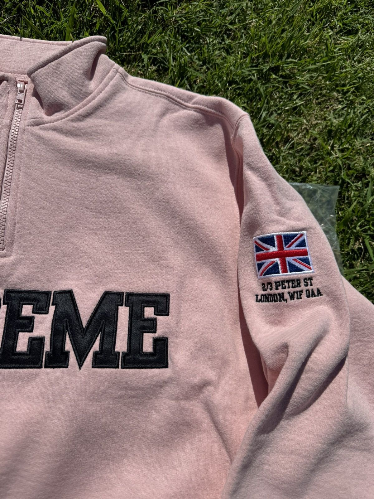 Supreme Supreme Shop Flag Half Zip Pullover Size US M / EU 48-50 / 2 - 3 Thumbnail