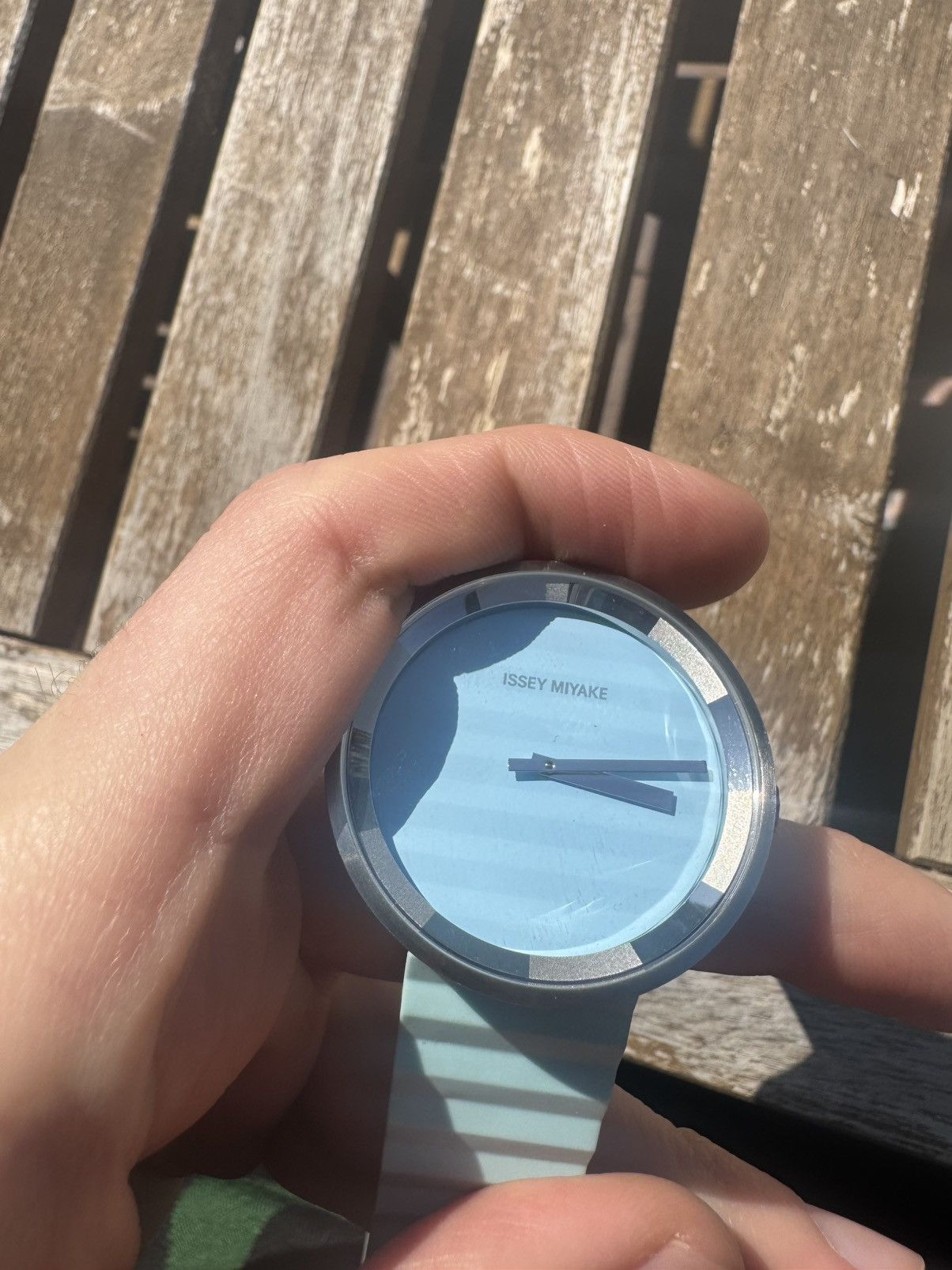Issey Miyake 1990's Issey Miyake Baby Blue Watch Japanese Rare Designer Size ONE SIZE - 5 Thumbnail