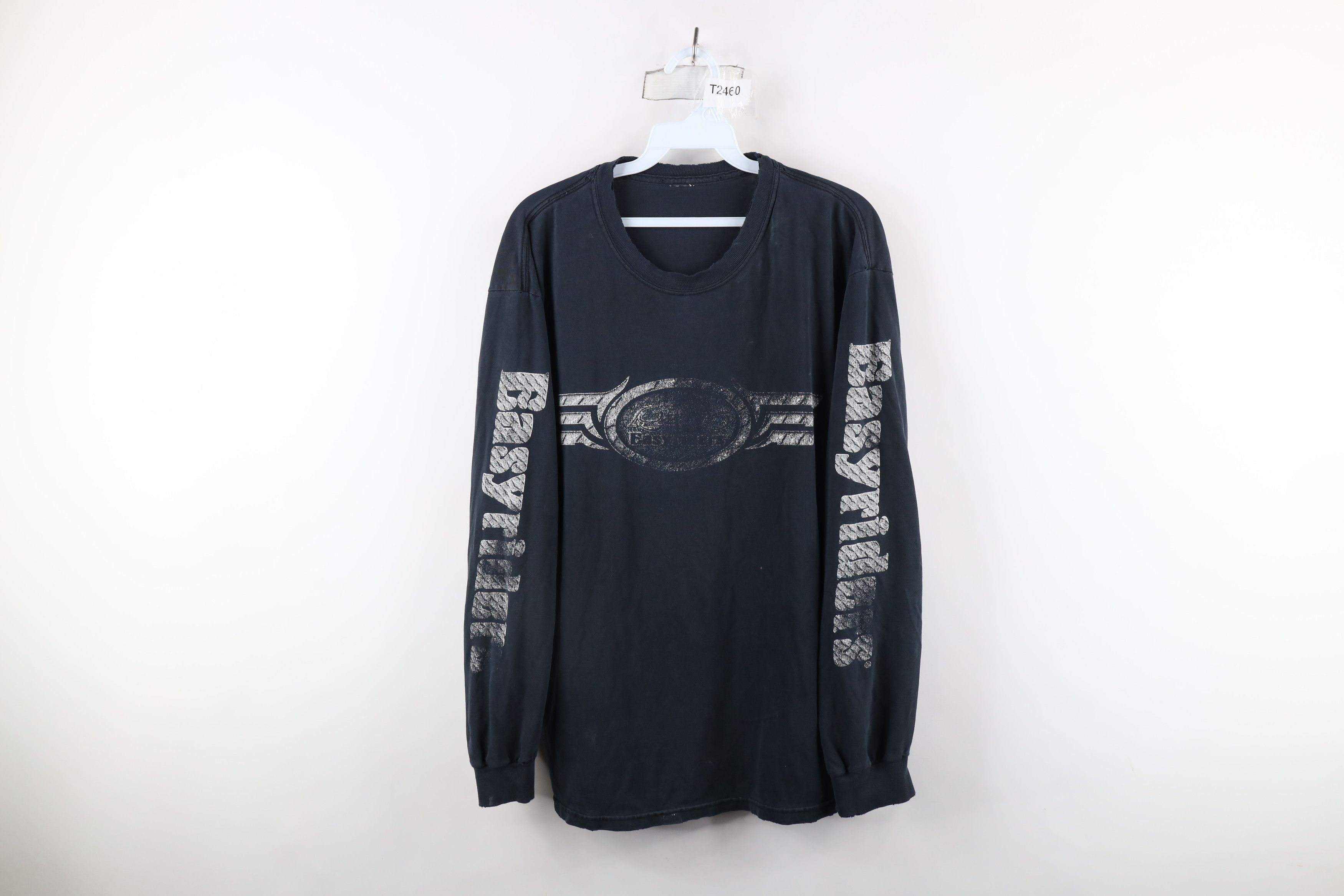 Vintage Vintage 90s Easyriders Motorcycles Long Sleeve T-Shirt Black Size US L / EU 52-54 / 3 - 1 Thumbnail