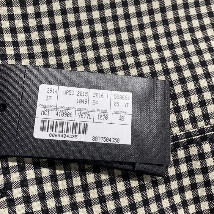 Other Saint Laurent Black and White Gingham Blazer-2507 Size US M / EU 48-50 / 2 - 5 Thumbnail