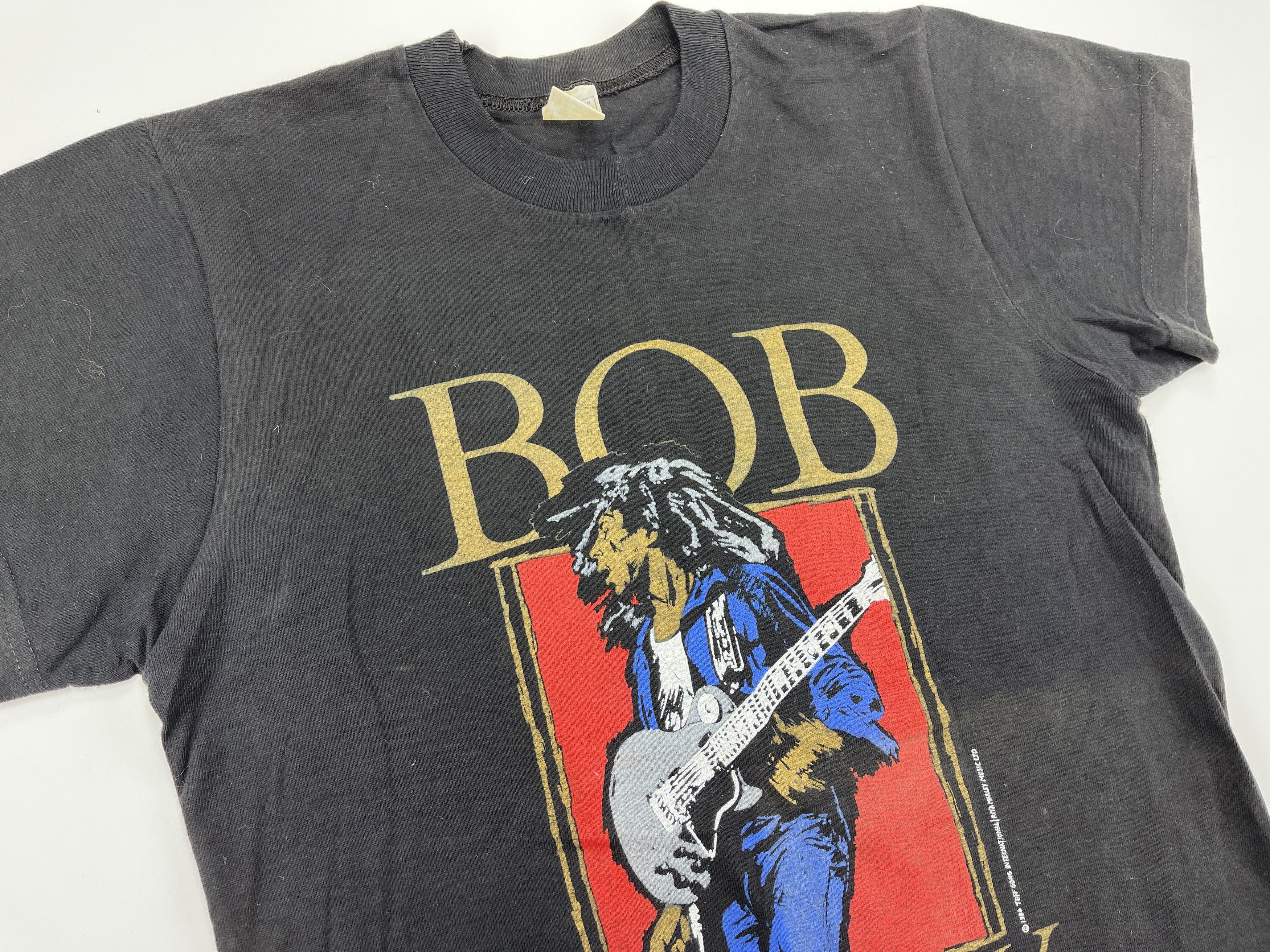 Band Tees × Bob Marley Vintage Bob Marley t-shirt, 1984, 80s, Rock, reggae, 1980s S Size US S / EU 44-46 / 1 - 4 Thumbnail
