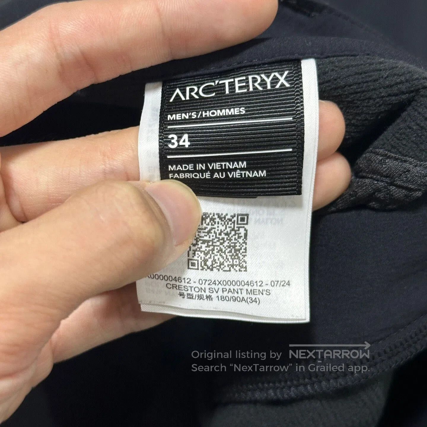 Arc'teryx Arcteryx Creston SV Pant Softshell Black 34. Size US 34 / EU 50 - 6 Thumbnail