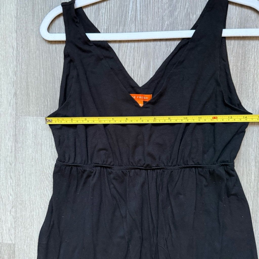 Joe Freshgoods Joe Fresh Black V-Neck Sundress Size M / US 6-8 / IT 42-44 - 8 Thumbnail