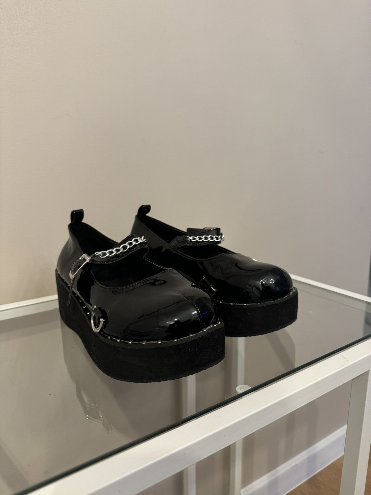 Vintage Avant Garde high sole Mary Jane shoes sandals vintage rare Size US 6 / IT 36 - 2 Thumbnail