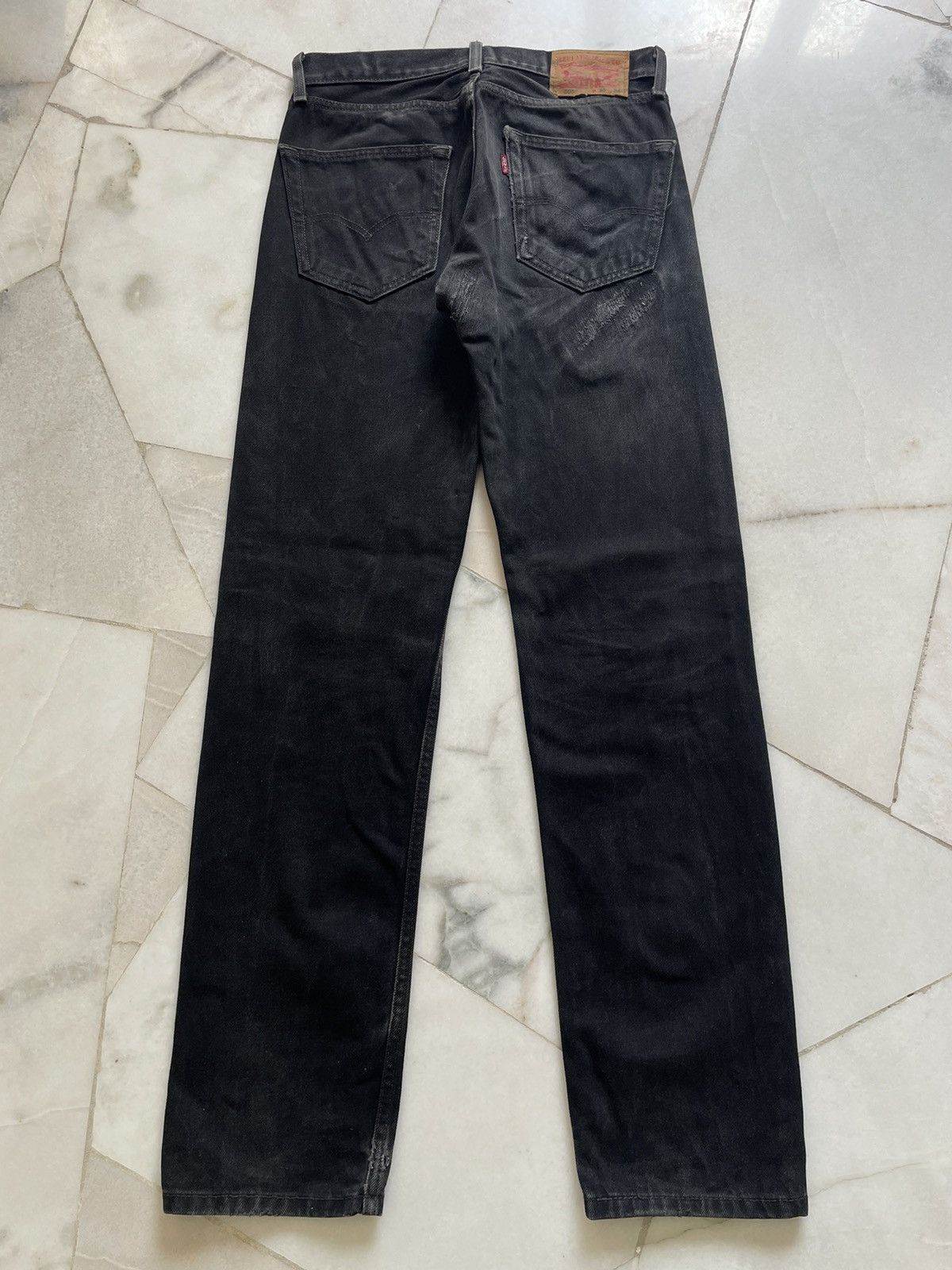 Levi's Vintage y2k Levis 505 Distressed & Repair Jeans Size US 31 - 2 Thumbnail