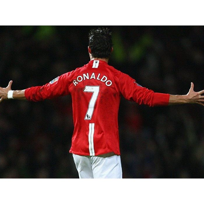 Manchester United 2007/2008 Cristiano Ronaldo Soccer Jersey Away