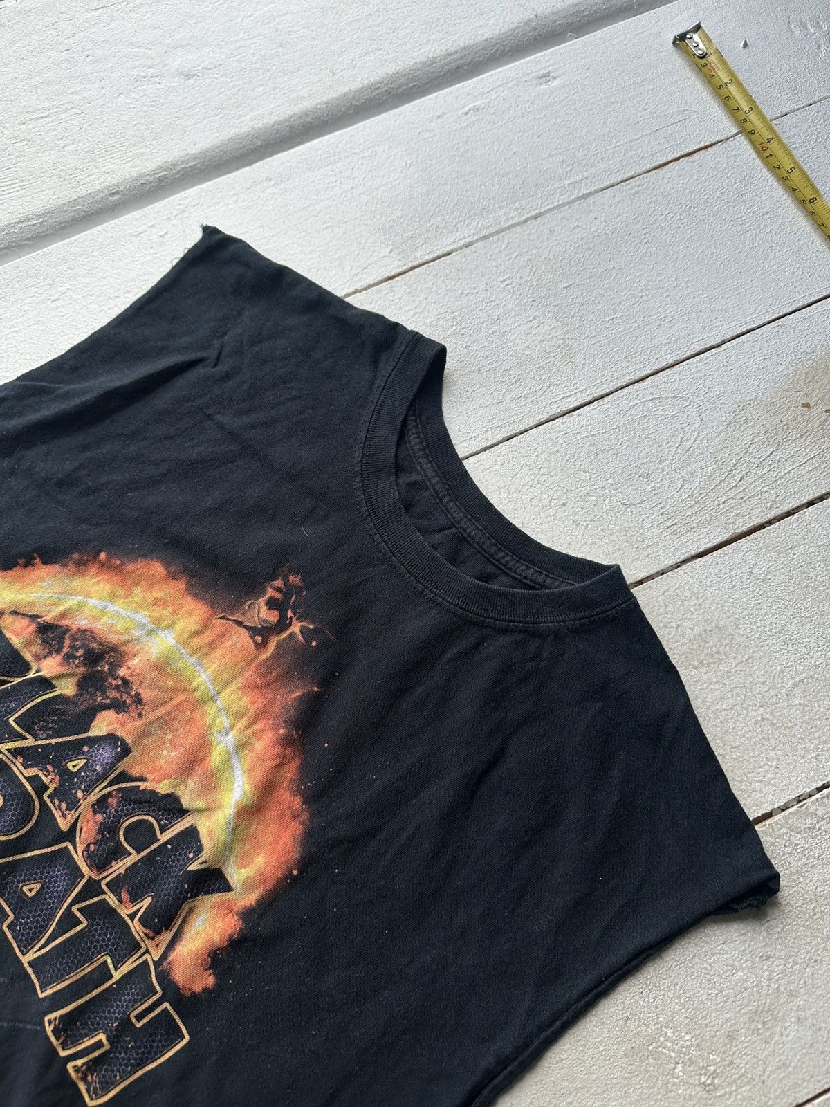 Black Sabbath 🚨 BLACK SABBATH CROPPED Tee band big logo ROCK Size US M / EU 48-50 / 2 - 2 Thumbnail