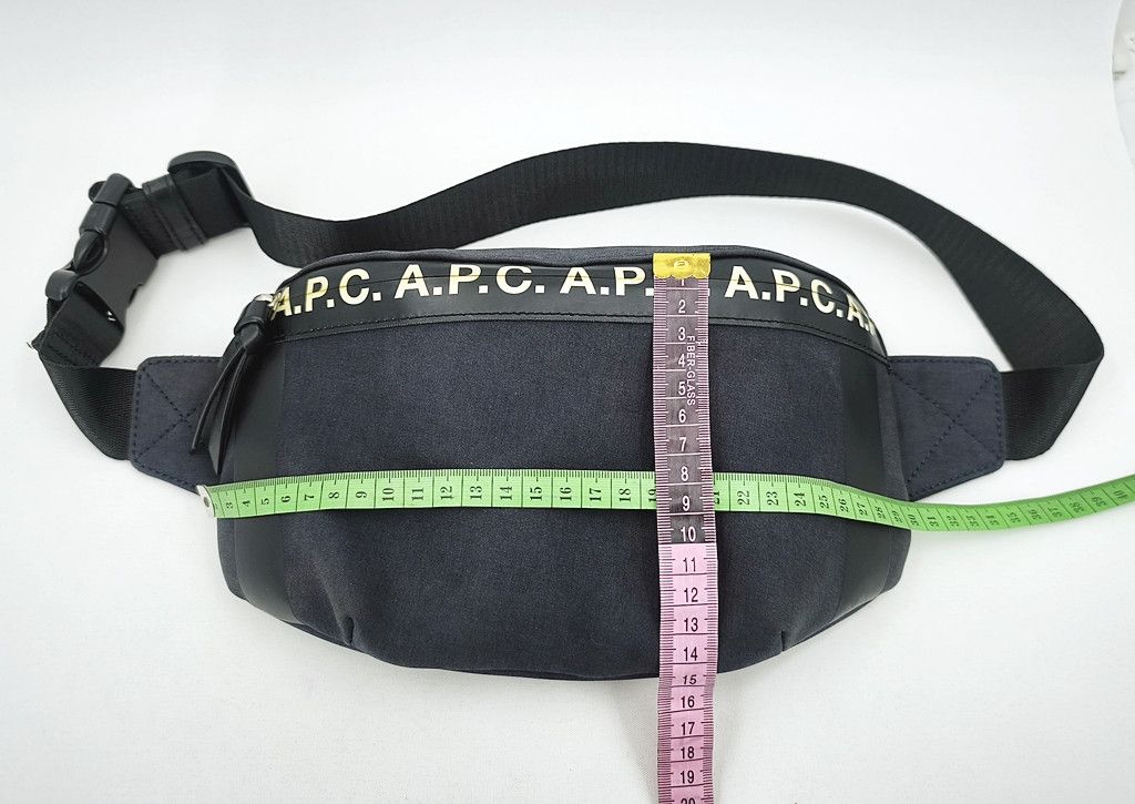 A.P.C. authentic A.P.C. repeat wording waist pouch bum bag Size ONE SIZE - 10 Thumbnail