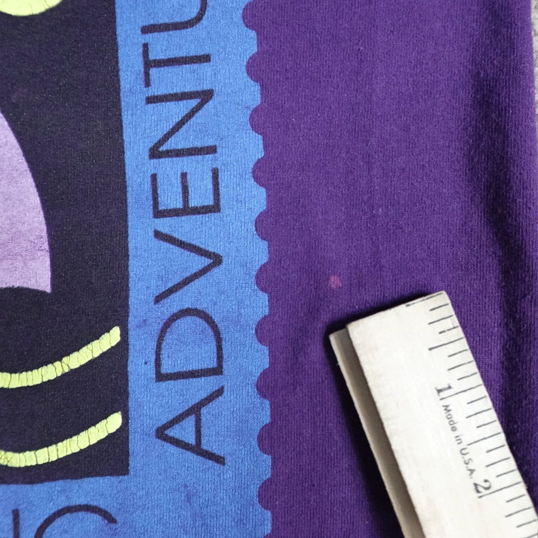 Vintage VINTAGE Sandusky Ohio Shirt Medium Purple USA Signal Sailing Adventure Men Short Sleeve Crew Neck T-Shirt Graphic Print 1990s Size US M / EU 48-50 / 2 - 5 Thumbnail