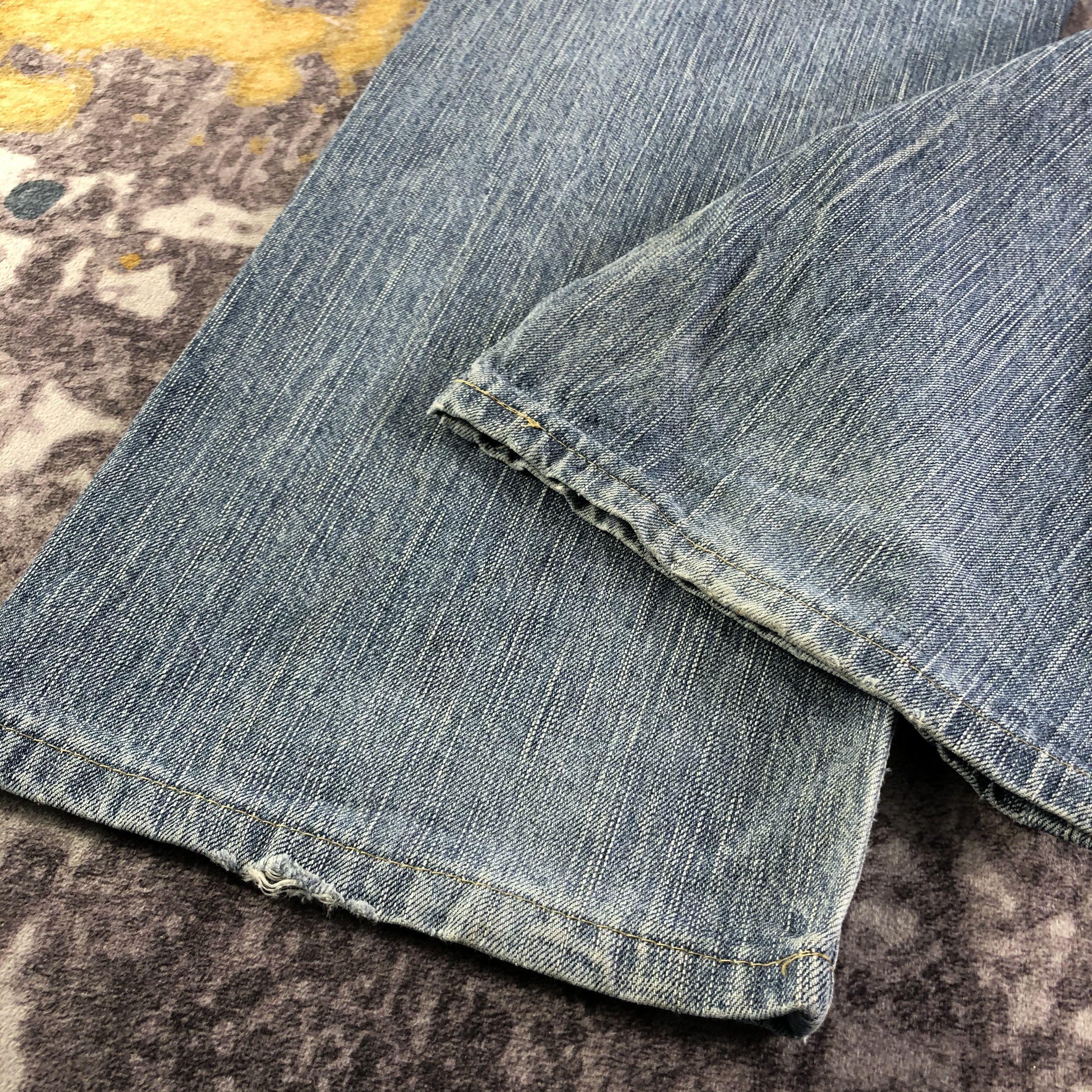 Edwin Vintage Blue Wash Edwin 505 Selvedge Jeans-JM3677 Size US 34 / EU 50 - 4 Thumbnail