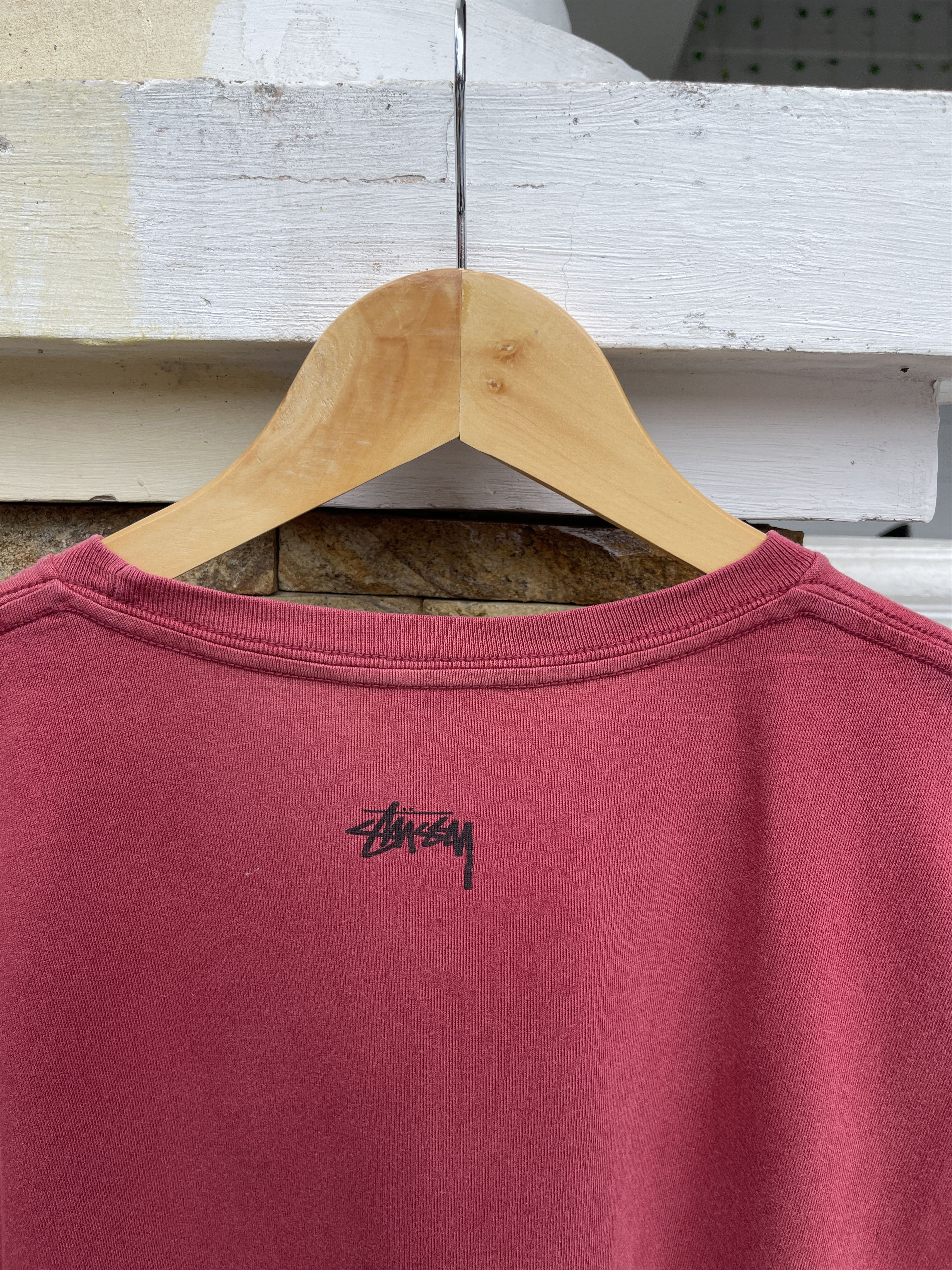 Stussy Rare🔥Vintage Stussy Sun Faded Thrashed Tee Size US M / EU 48-50 / 2 - 5 Thumbnail