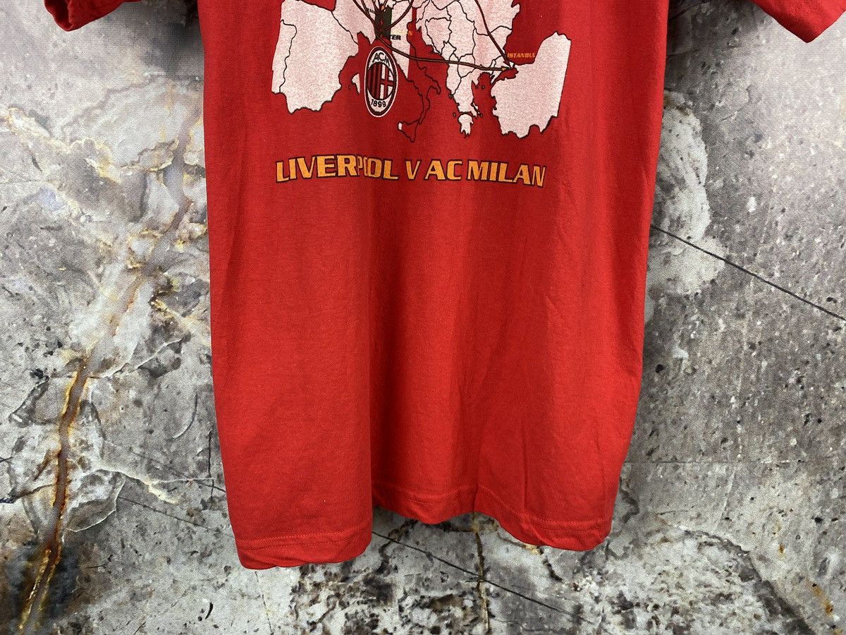 Vintage Soccer T-Shirt Liverpool Milan Final Istanbul 2005 Football Size US L / EU 52-54 / 3 - 9 Thumbnail