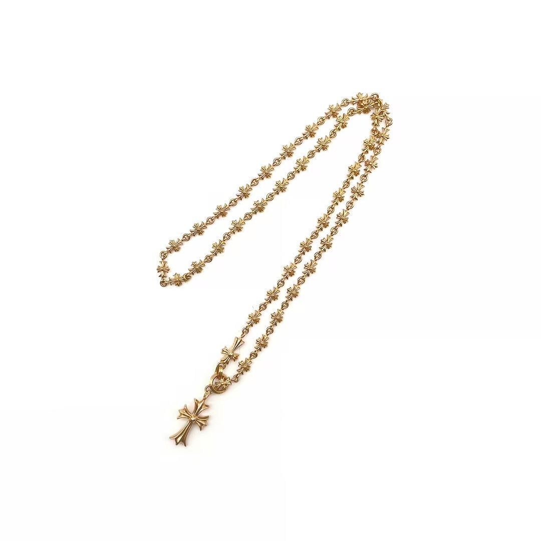 Chrome Hearts Chrome Hearts 22K Gold Tiny E Chokechain Necklace Size ONE SIZE - 3 Thumbnail