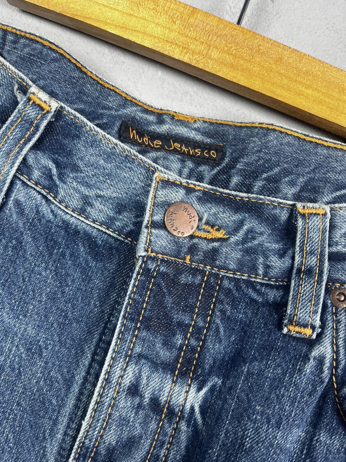 Nudie Jeans Nudie Jeans co denim distressed pants Size US 34 / EU 50 - 11 Thumbnail