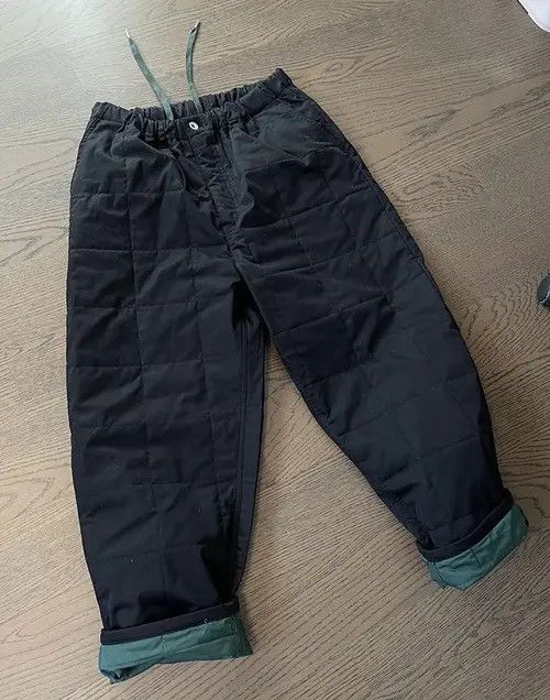 Japanese Brand Hadate x Genji Outdoor retro fashion loose quilted pants Size US 34 / EU 50 - 7 Thumbnail
