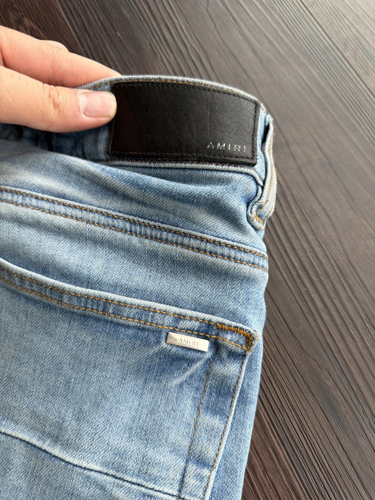 Amiri Amiri Light Blue Shotgun Jeans Size US 34 / EU 50 - 8 Thumbnail