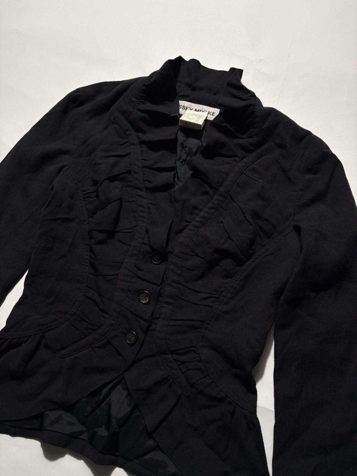 Issey Miyake ISSEY MIYAKE RAYON GATHER DESIGN JACKET Size S / US 4 / IT 40 - 3 Thumbnail