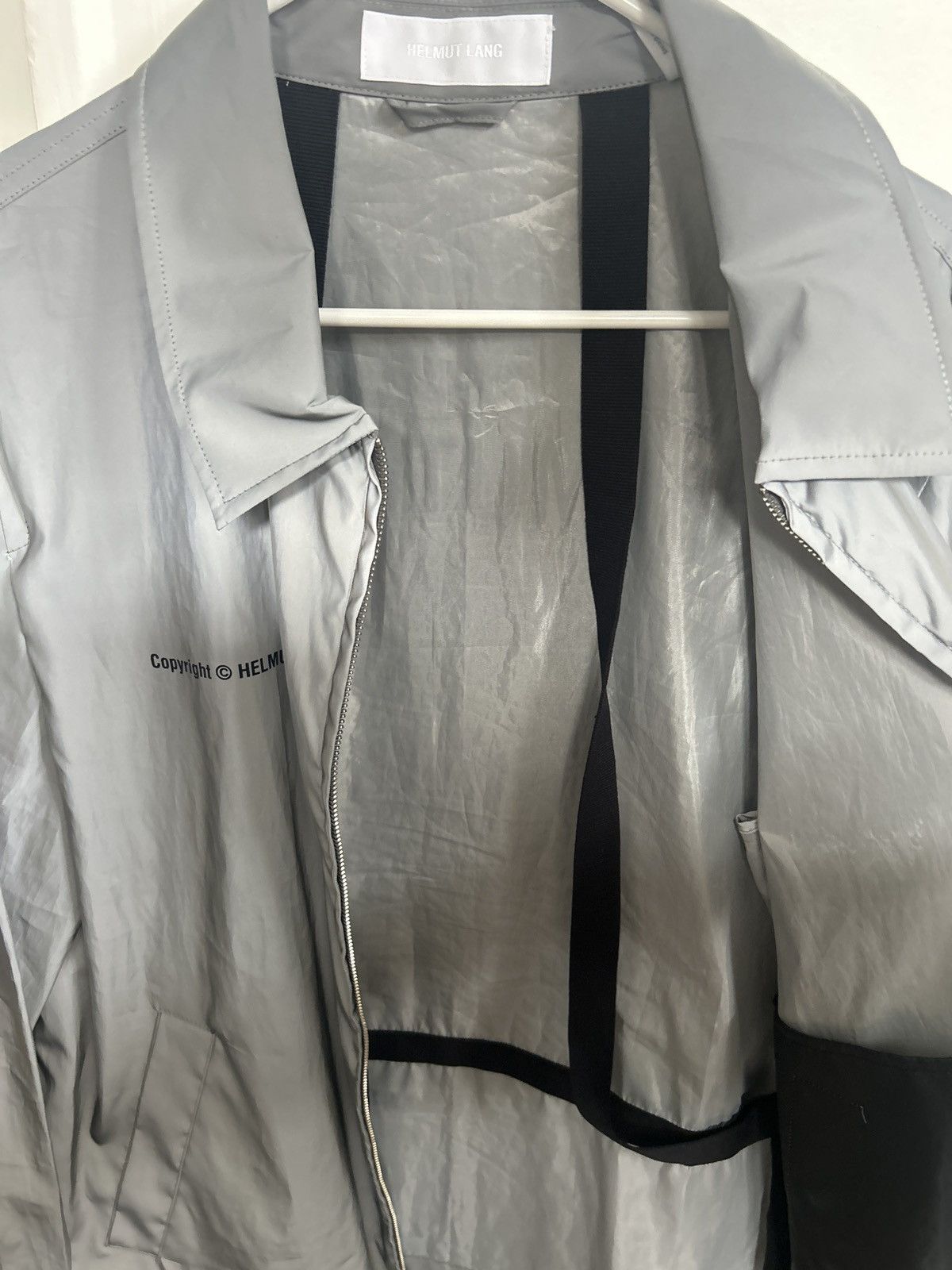 Helmut Lang Helmut Lang Reflective Zip Up Jacket Size US M / EU 48-50 / 2 - 7 Thumbnail