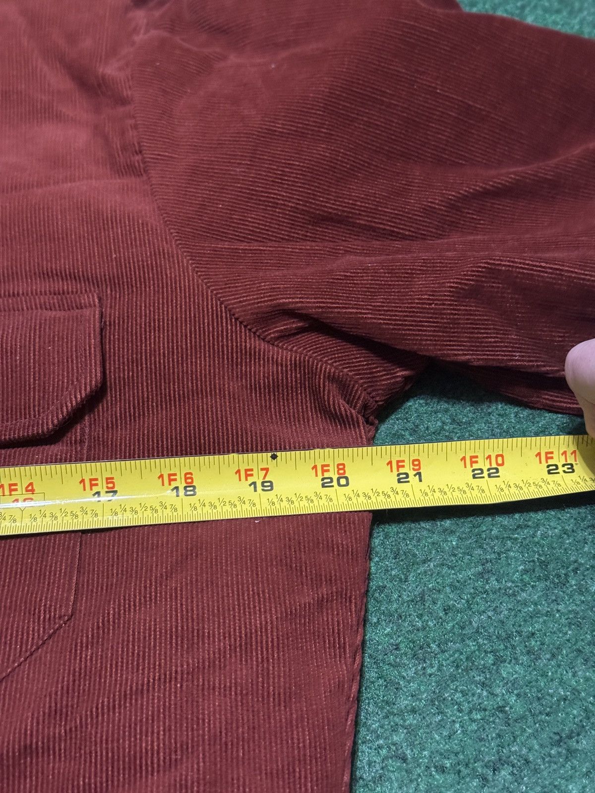 Vintage Vintage 80s Corduroy Button Down Quilted Small 20x30 Shirt Size US S / EU 44-46 / 1 - 6 Thumbnail