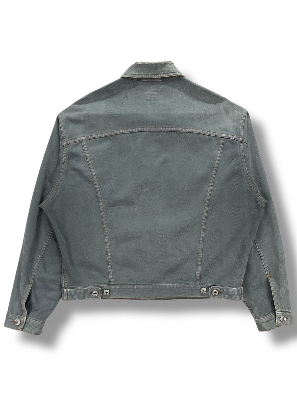 United Colors Of Benetton United Colors of Benetton Blue Family Destroyed Jacket Size US S / EU 44-46 / 1 - 2 Thumbnail