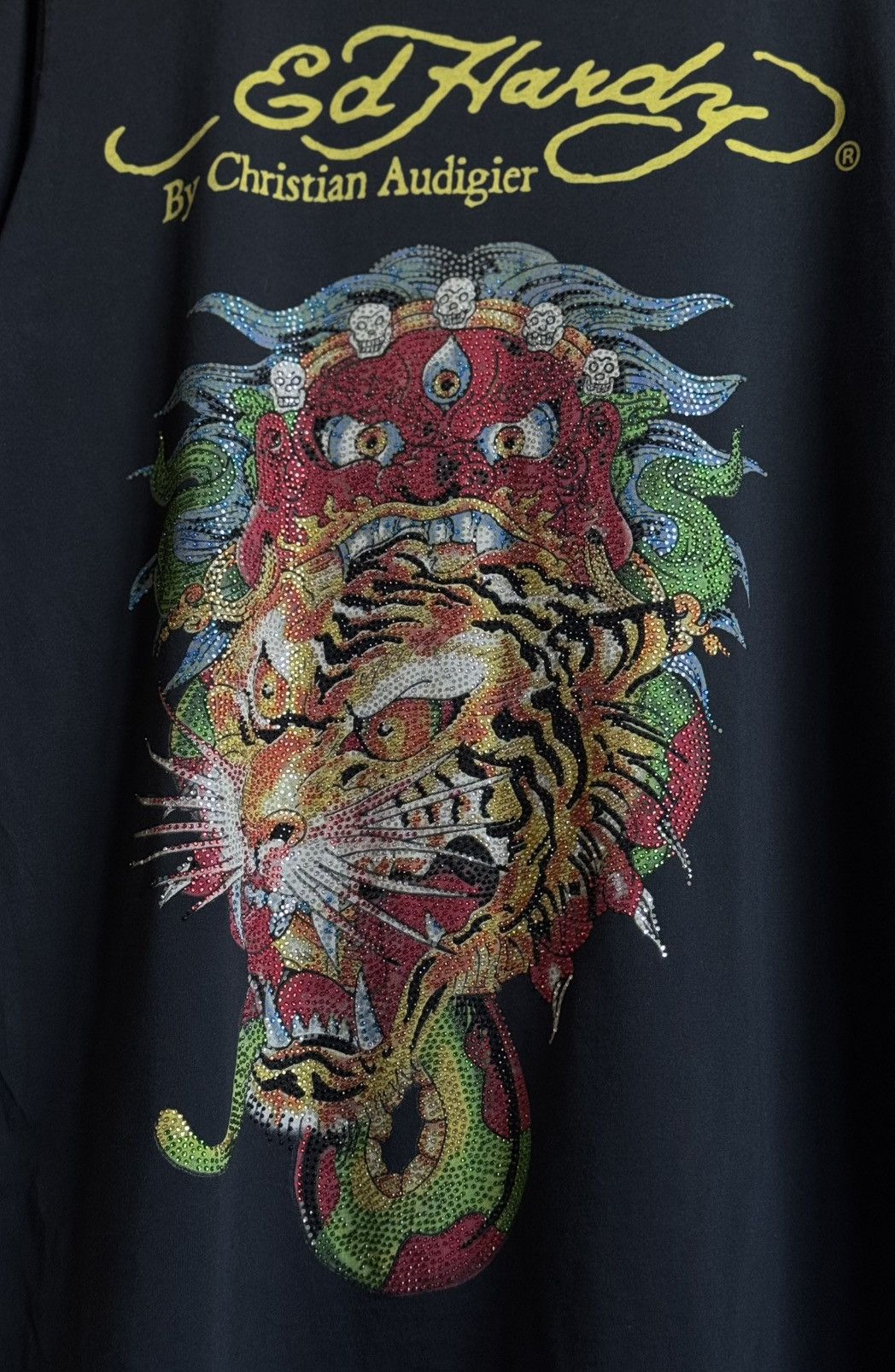 Ed Hardy Ed Hardy Tiger Dragon Tshirt Christian Audigier Size US L / EU 52-54 / 3 - 2 Thumbnail