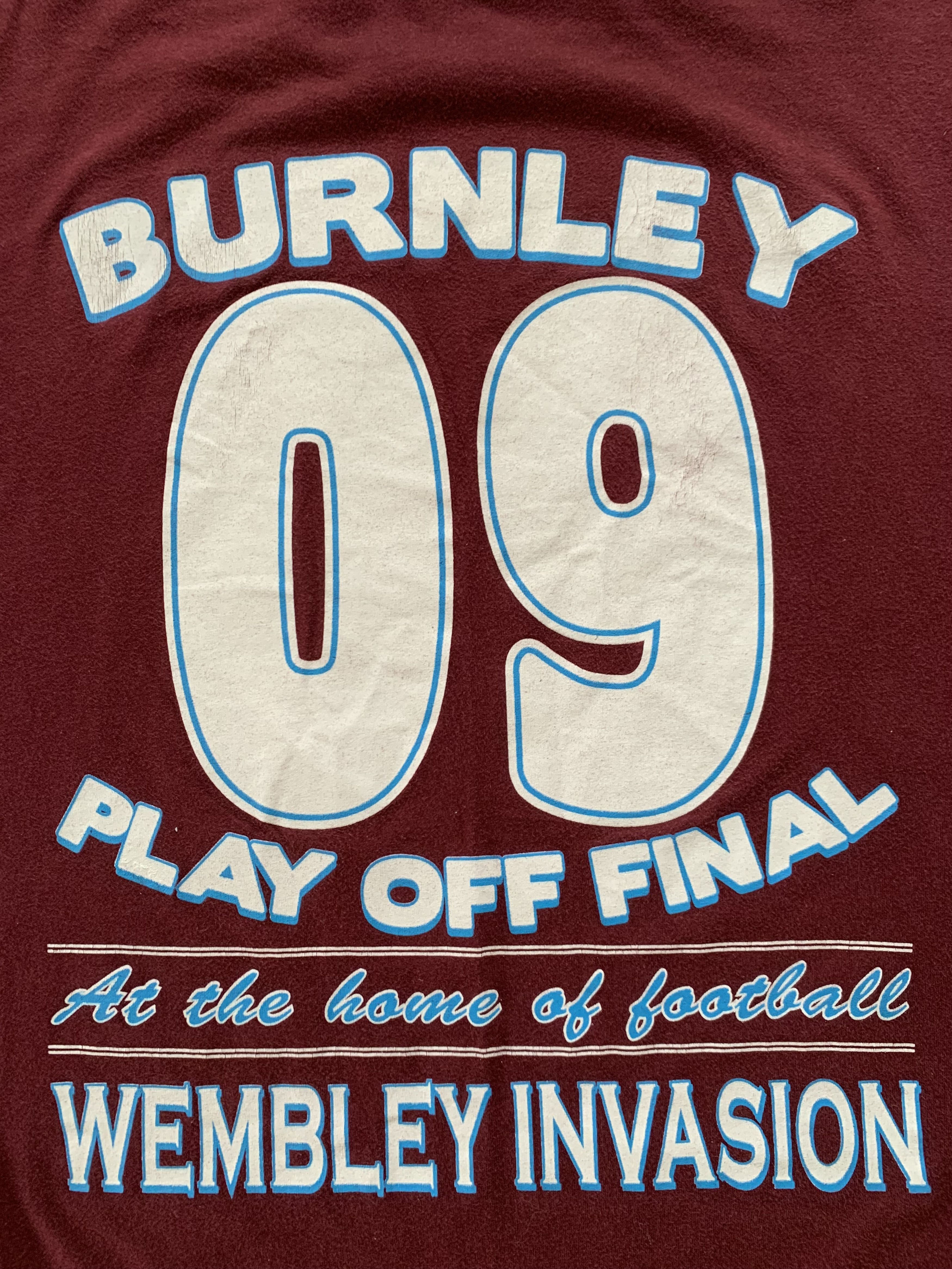 Vintage Starworld Burnley Play Off Final 2009 Printed T Shirt Size US M / EU 48-50 / 2 - 8 Thumbnail